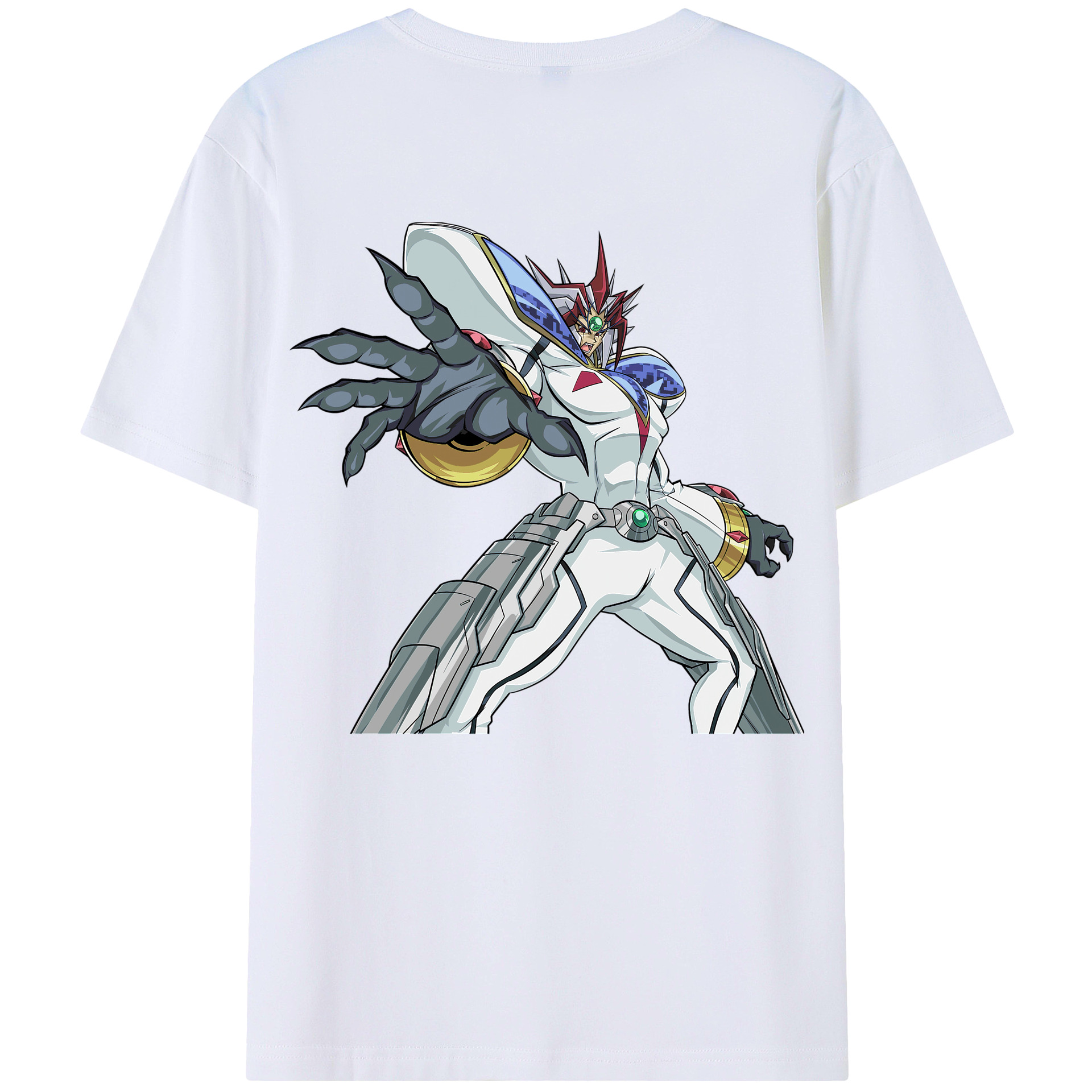 （画像用） 遊☆戯☆王 Yu-Gi-Oh! 綿100％ メンズ半袖Tシャツ（バックプリント） 通気性