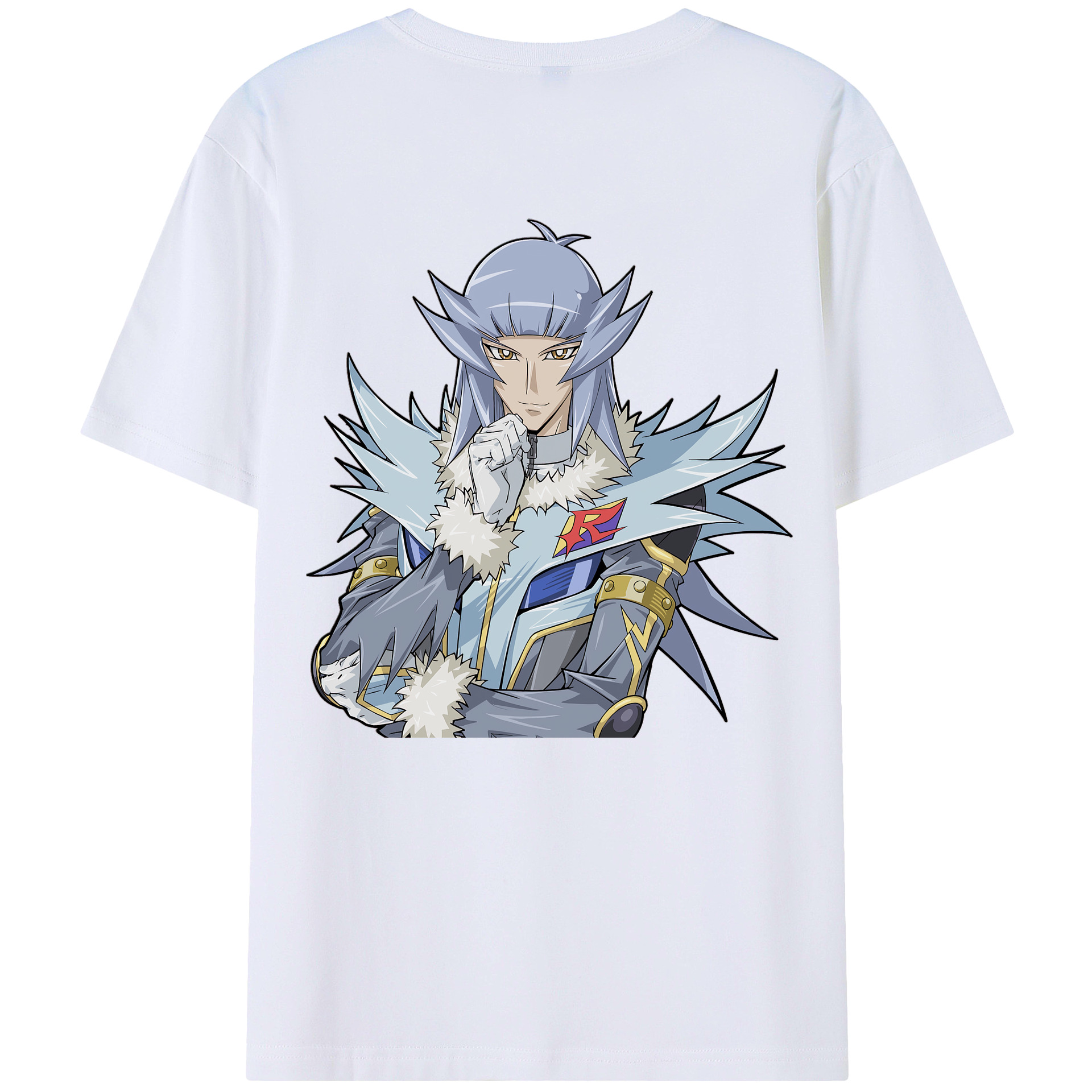 （画像用） 遊☆戯☆王 Yu-Gi-Oh! 綿100％ メンズ半袖Tシャツ（バックプリント） 通気性