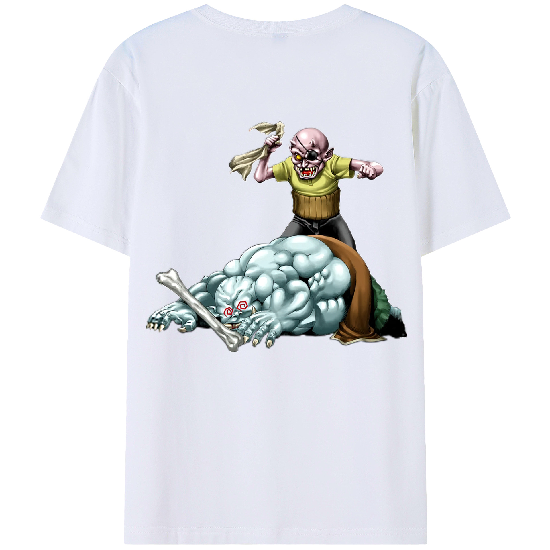 （画像用） 遊☆戯☆王 Yu-Gi-Oh! 綿100％ メンズ半袖Tシャツ（バックプリント） 通気性