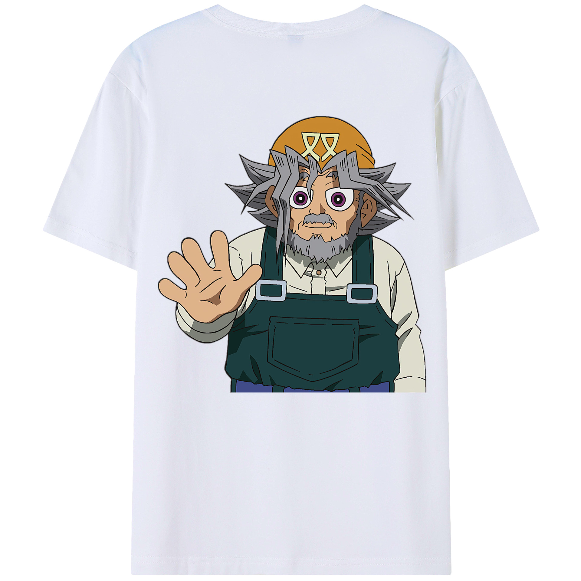 （画像用） 遊☆戯☆王 Yu-Gi-Oh! 綿100％ メンズ半袖Tシャツ（バックプリント） 通気性