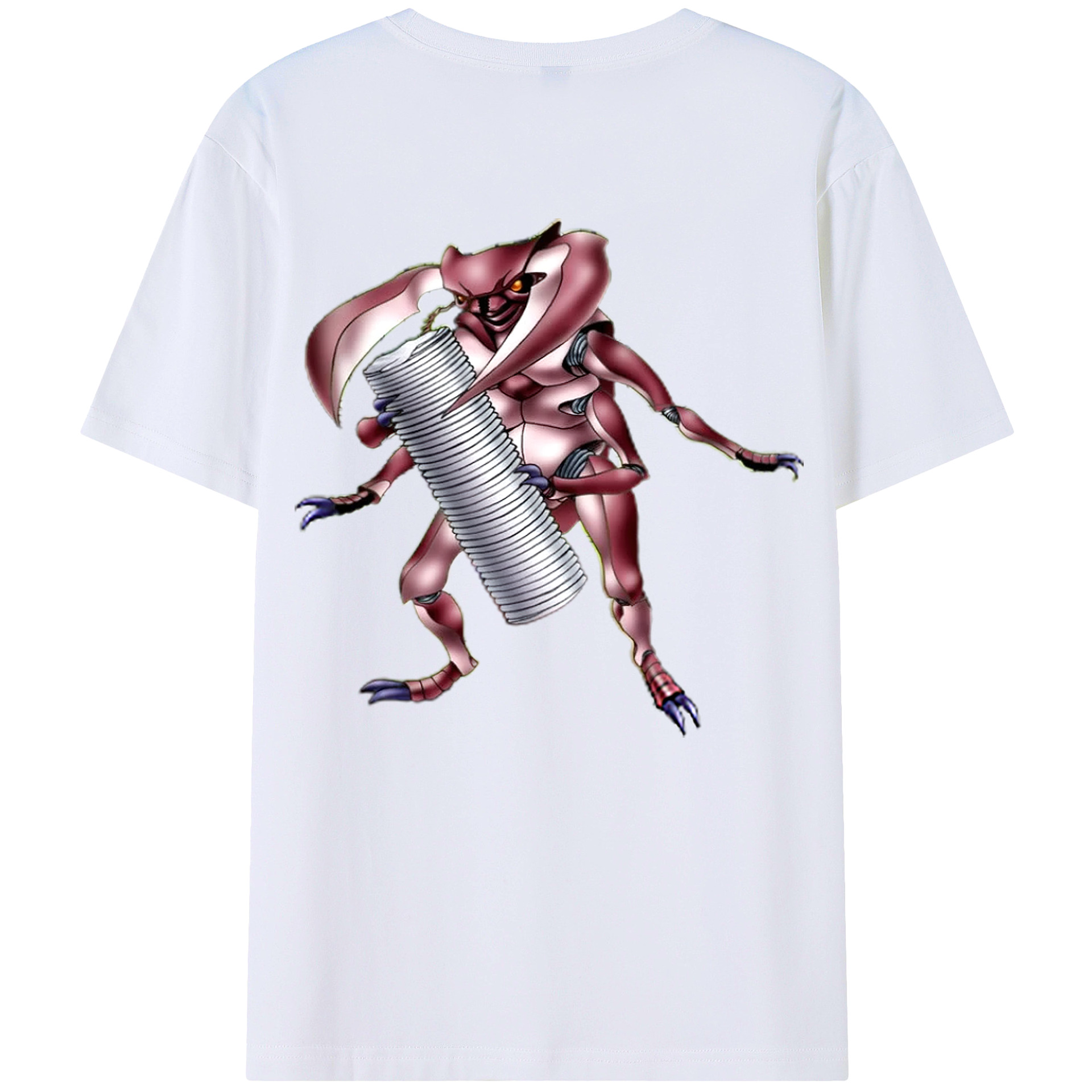 （画像用） 遊☆戯☆王 Yu-Gi-Oh! 綿100％ メンズ半袖Tシャツ（バックプリント） 通気性