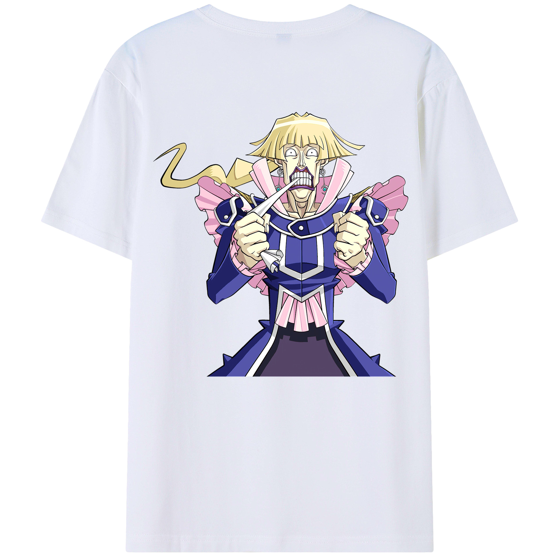 （画像用） 遊☆戯☆王 Yu-Gi-Oh! 綿100％ メンズ半袖Tシャツ（バックプリント） 通気性