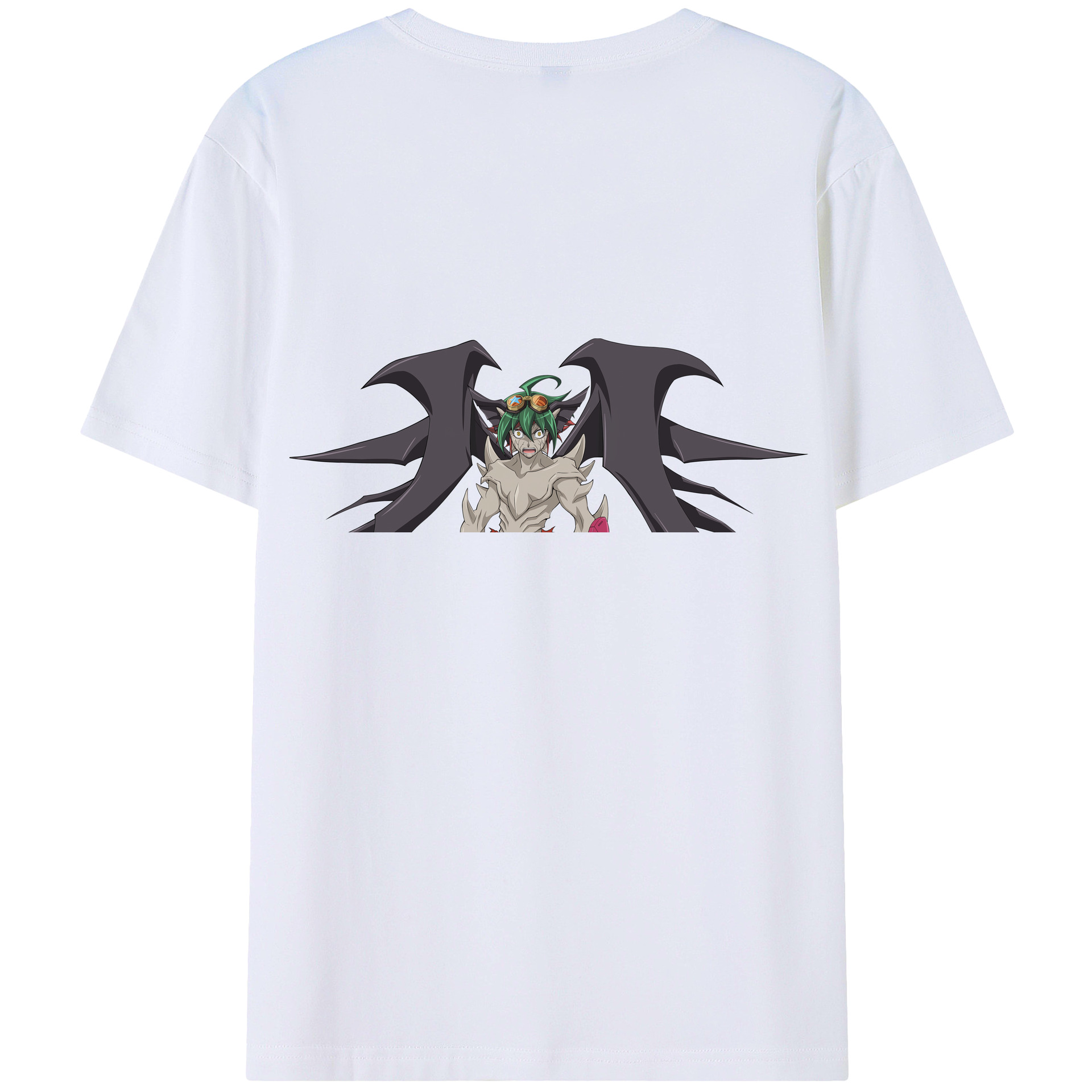 （画像用） 遊☆戯☆王 Yu-Gi-Oh! 綿100％ メンズ半袖Tシャツ（バックプリント） 通気性