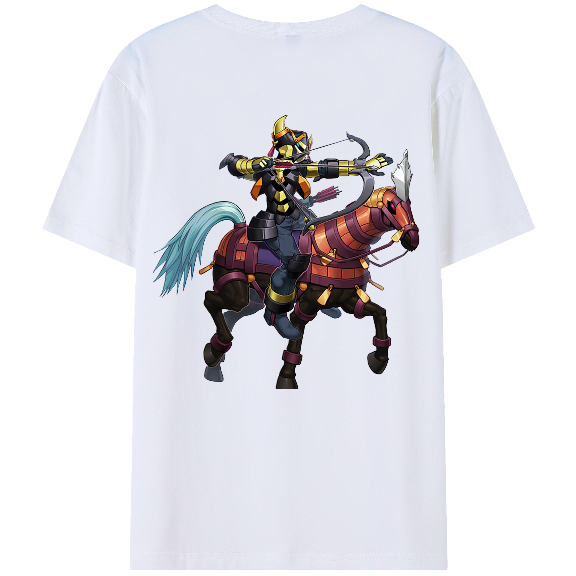（画像用） 遊☆戯☆王 Yu-Gi-Oh! 綿100％ メンズ半袖Tシャツ（バックプリント） 通気性