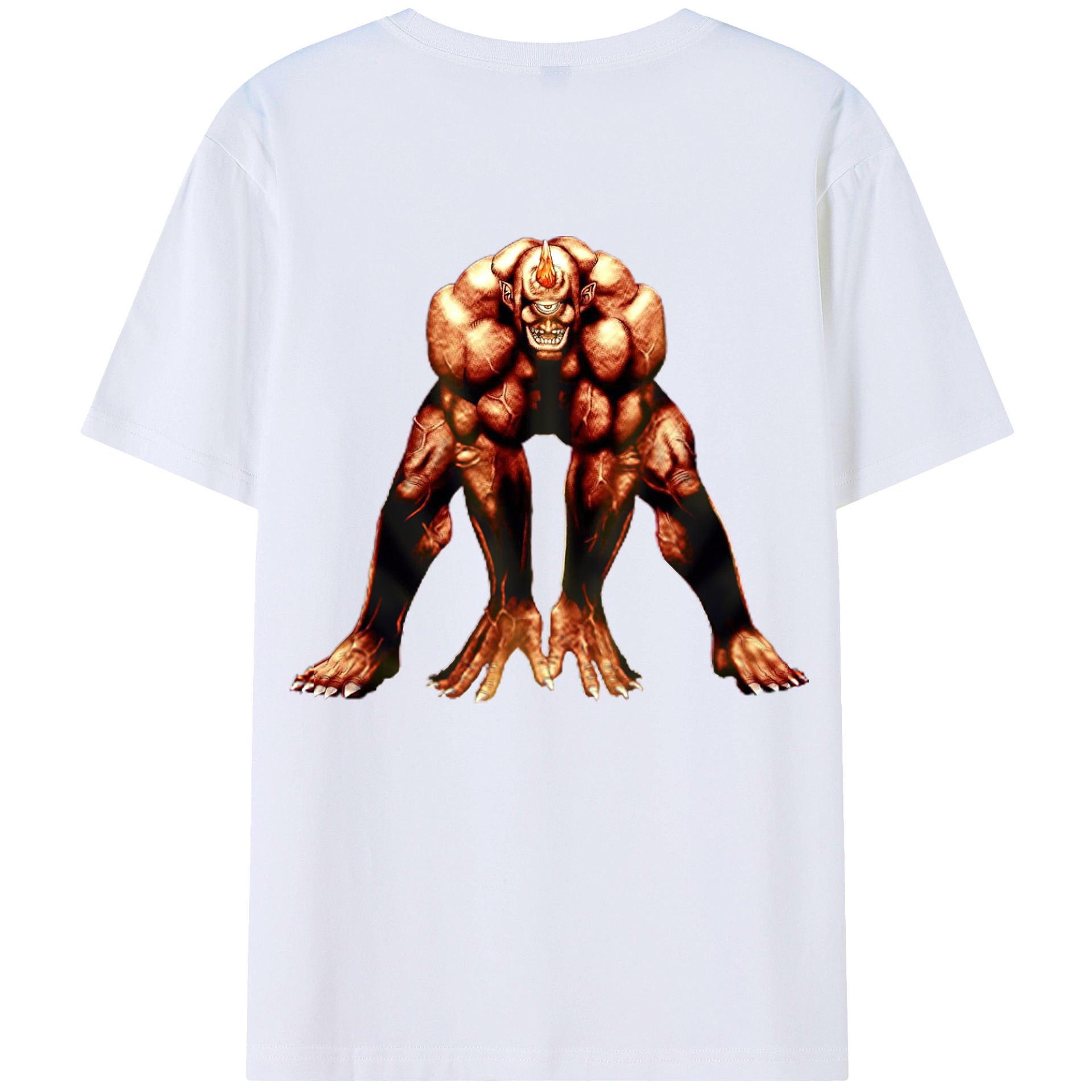 （画像用） 遊☆戯☆王 Yu-Gi-Oh! 綿100％ メンズ半袖Tシャツ（バックプリント） 通気性