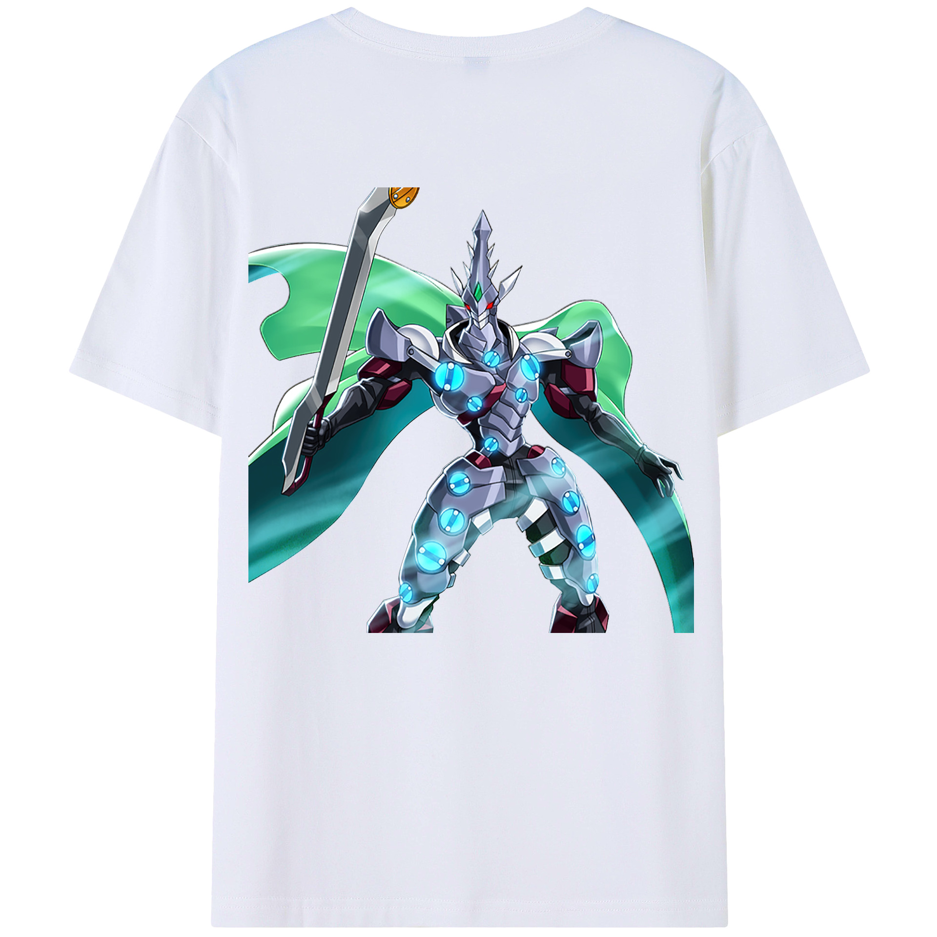 （画像用） 遊☆戯☆王 Yu-Gi-Oh! 綿100％ メンズ半袖Tシャツ（バックプリント） 通気性