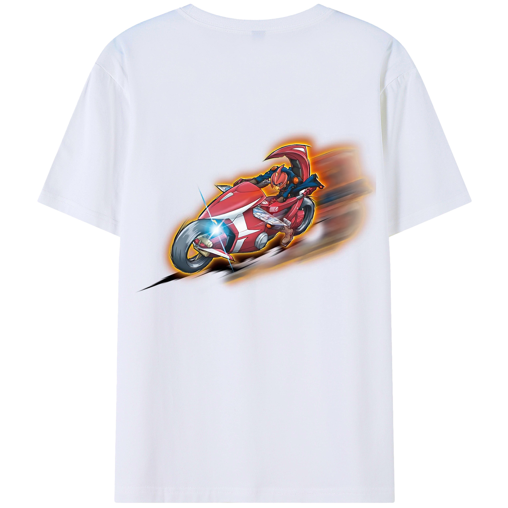 （画像用） 遊☆戯☆王 Yu-Gi-Oh! 綿100％ メンズ半袖Tシャツ（バックプリント） 通気性