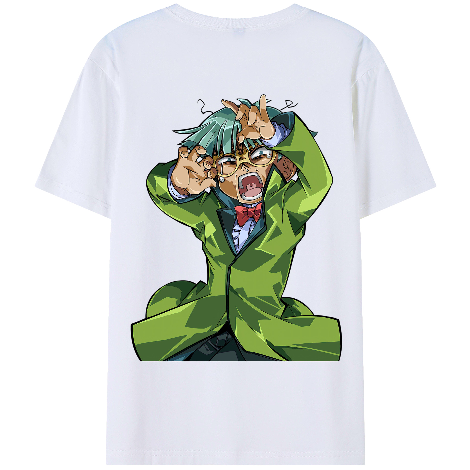（画像用） 遊☆戯☆王 Yu-Gi-Oh! 綿100％ メンズ半袖Tシャツ（バックプリント） 通気性