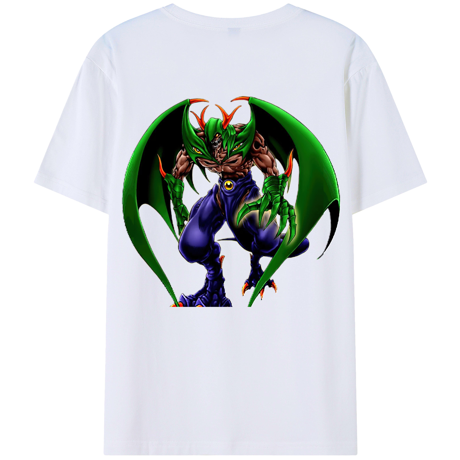 （画像用） 遊☆戯☆王 Yu-Gi-Oh! 綿100％ メンズ半袖Tシャツ（バックプリント） 通気性