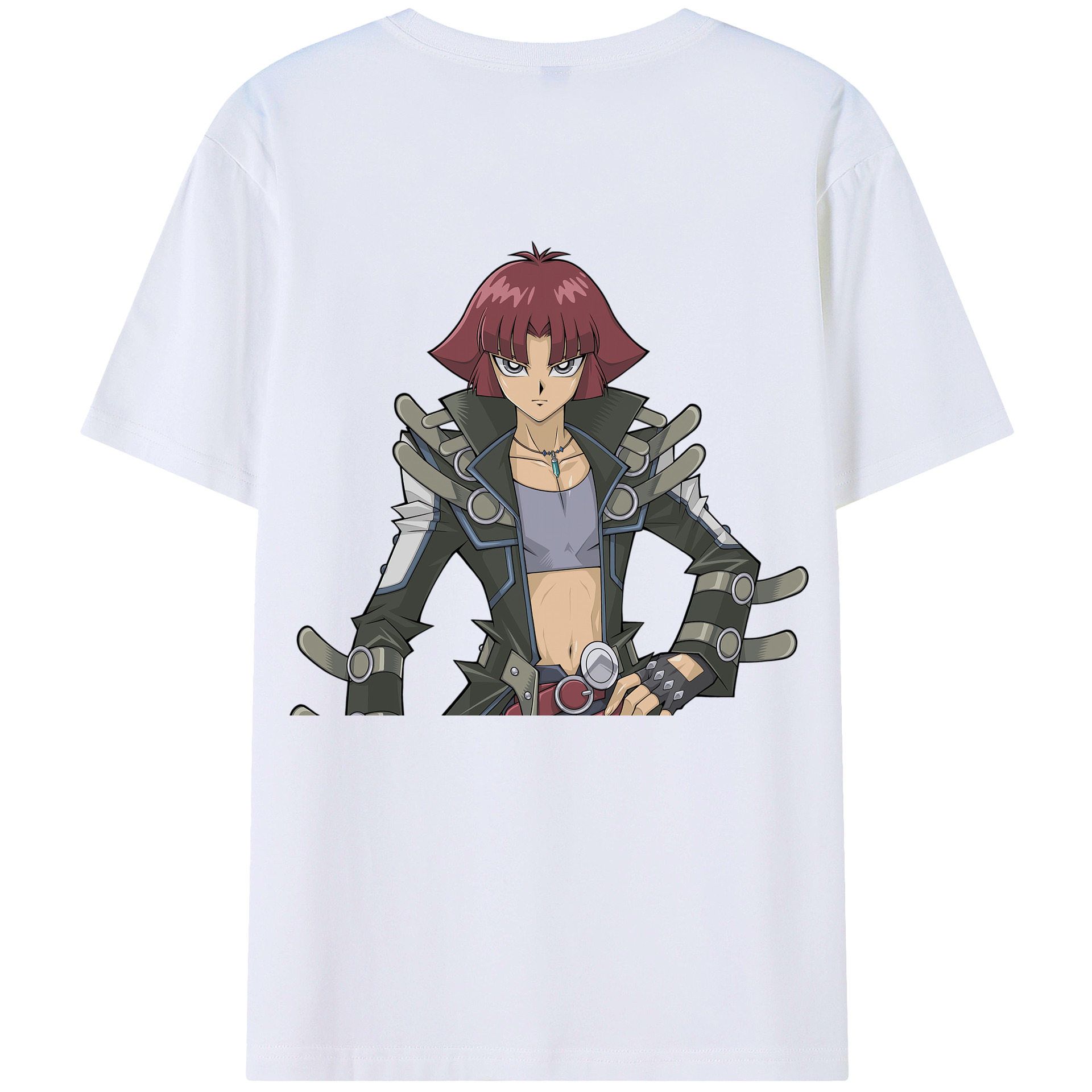 （画像用） 遊☆戯☆王 Yu-Gi-Oh! 綿100％ メンズ半袖Tシャツ（バックプリント） 通気性