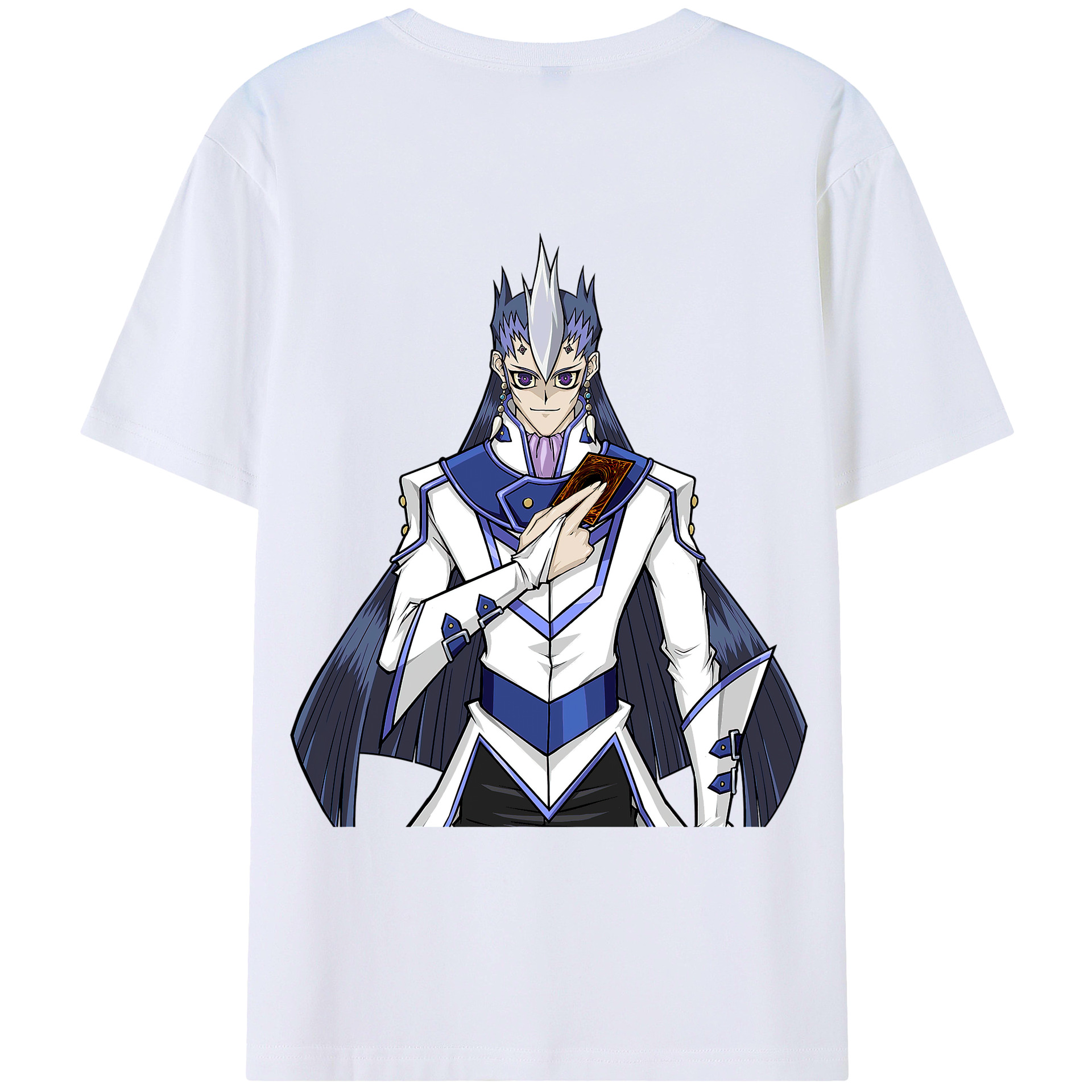 （画像用） 遊☆戯☆王 Yu-Gi-Oh! 綿100％ メンズ半袖Tシャツ（バックプリント） 通気性
