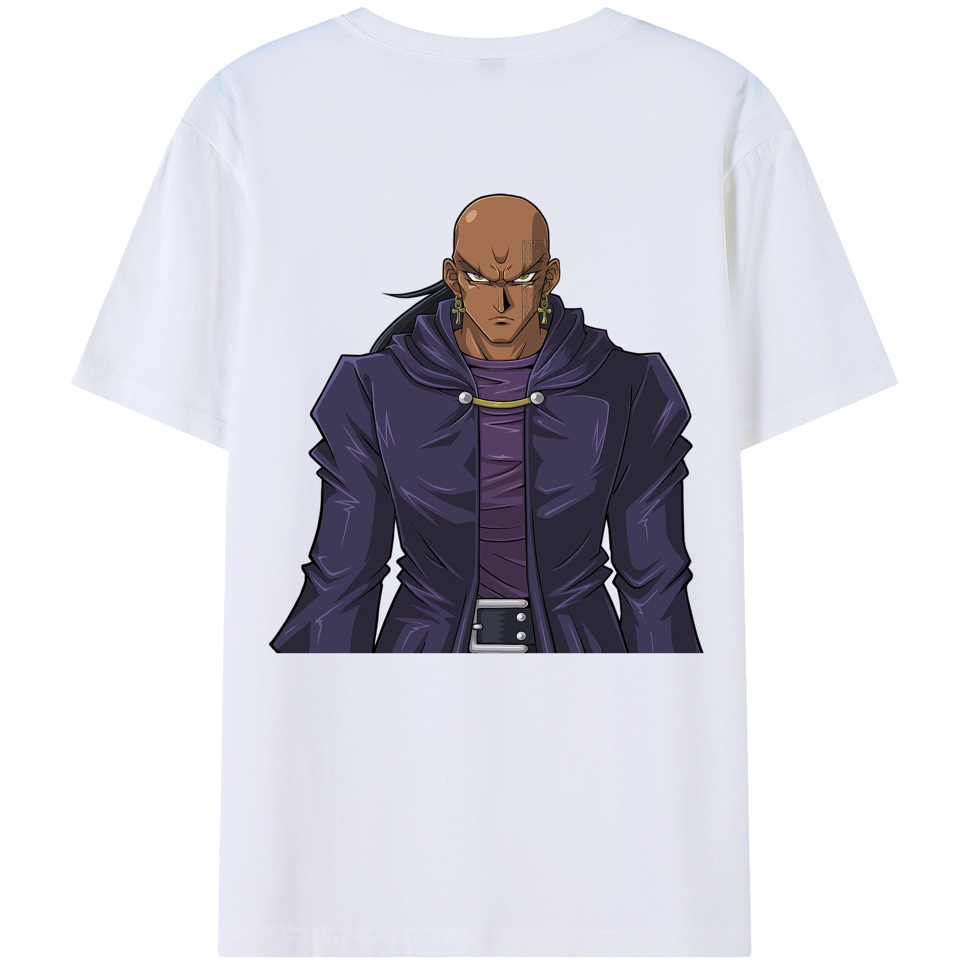 （画像用） 遊☆戯☆王 Yu-Gi-Oh! 綿100％ メンズ半袖Tシャツ（バックプリント） 通気性