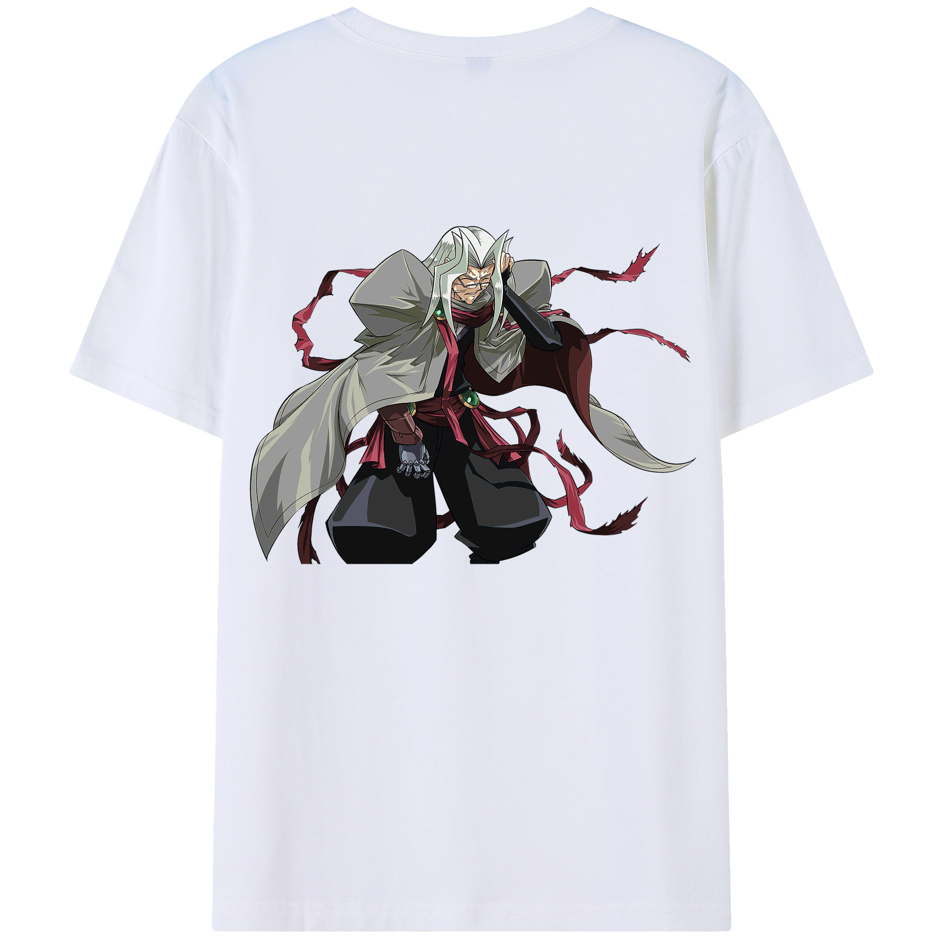 （画像用） 遊☆戯☆王 Yu-Gi-Oh! 綿100％ メンズ半袖Tシャツ（バックプリント） 通気性