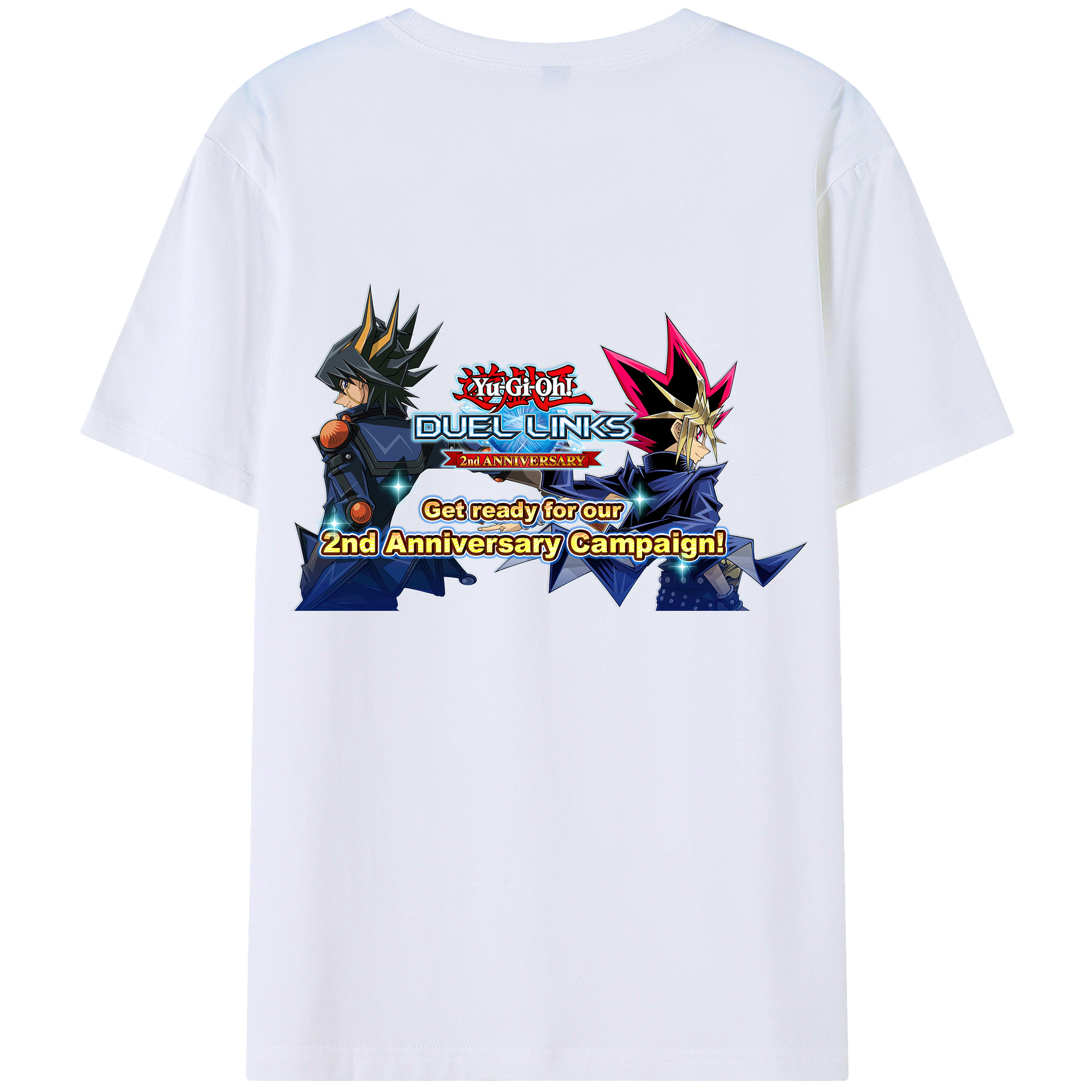 （画像用） 遊☆戯☆王 Yu-Gi-Oh! 綿100％ メンズ半袖Tシャツ（バックプリント） 通気性