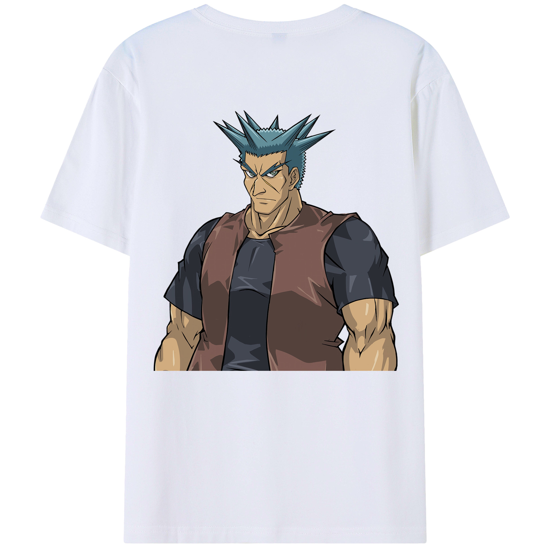 （画像用） 遊☆戯☆王 Yu-Gi-Oh! 綿100％ メンズ半袖Tシャツ（バックプリント） 通気性