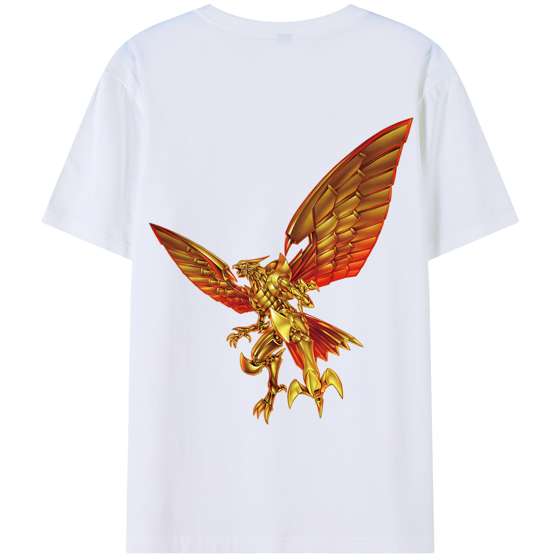 （画像用） 遊☆戯☆王 Yu-Gi-Oh! 綿100％ メンズ半袖Tシャツ（バックプリント） 通気性