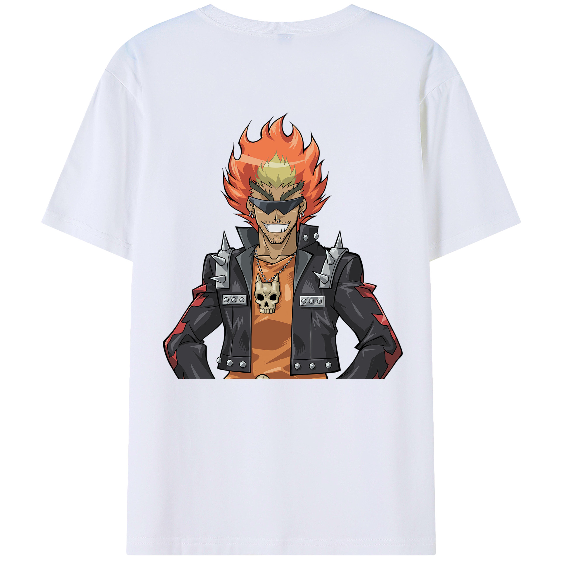 （画像用） 遊☆戯☆王 Yu-Gi-Oh! 綿100％ メンズ半袖Tシャツ（バックプリント） 通気性