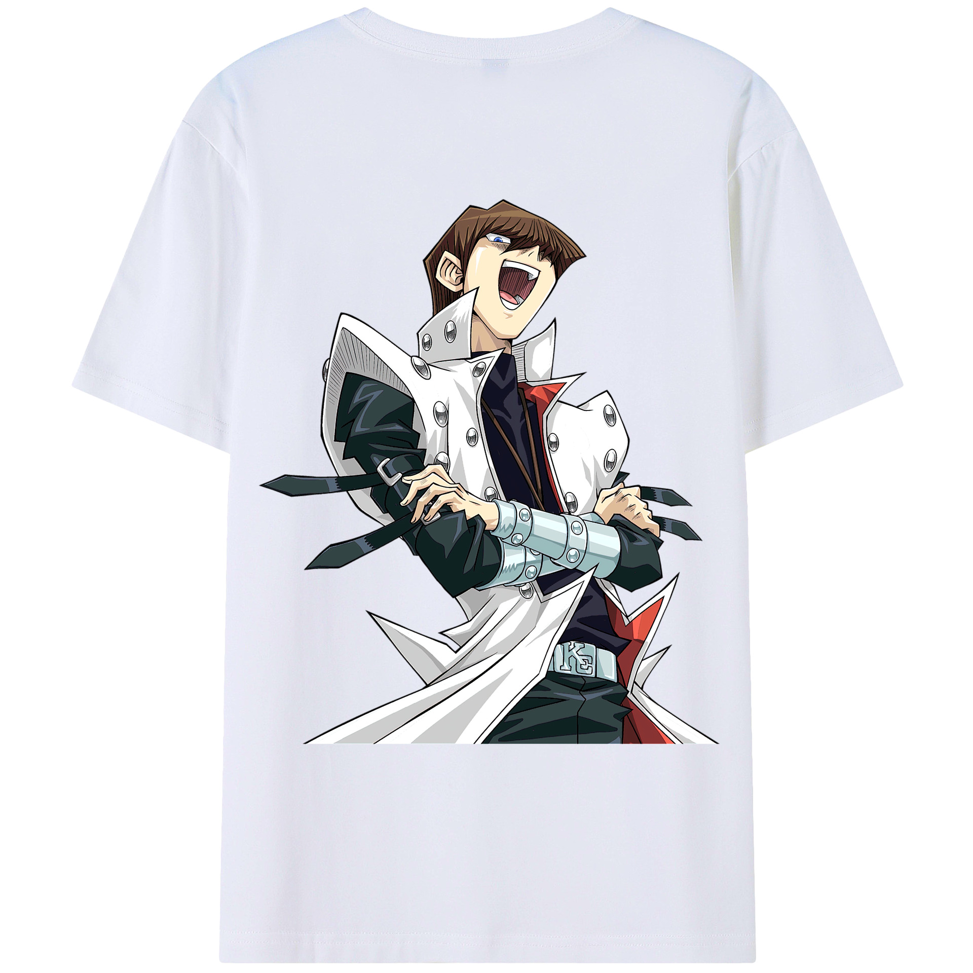 （画像用） 遊☆戯☆王 Yu-Gi-Oh! 綿100％ メンズ半袖Tシャツ（バックプリント） 通気性