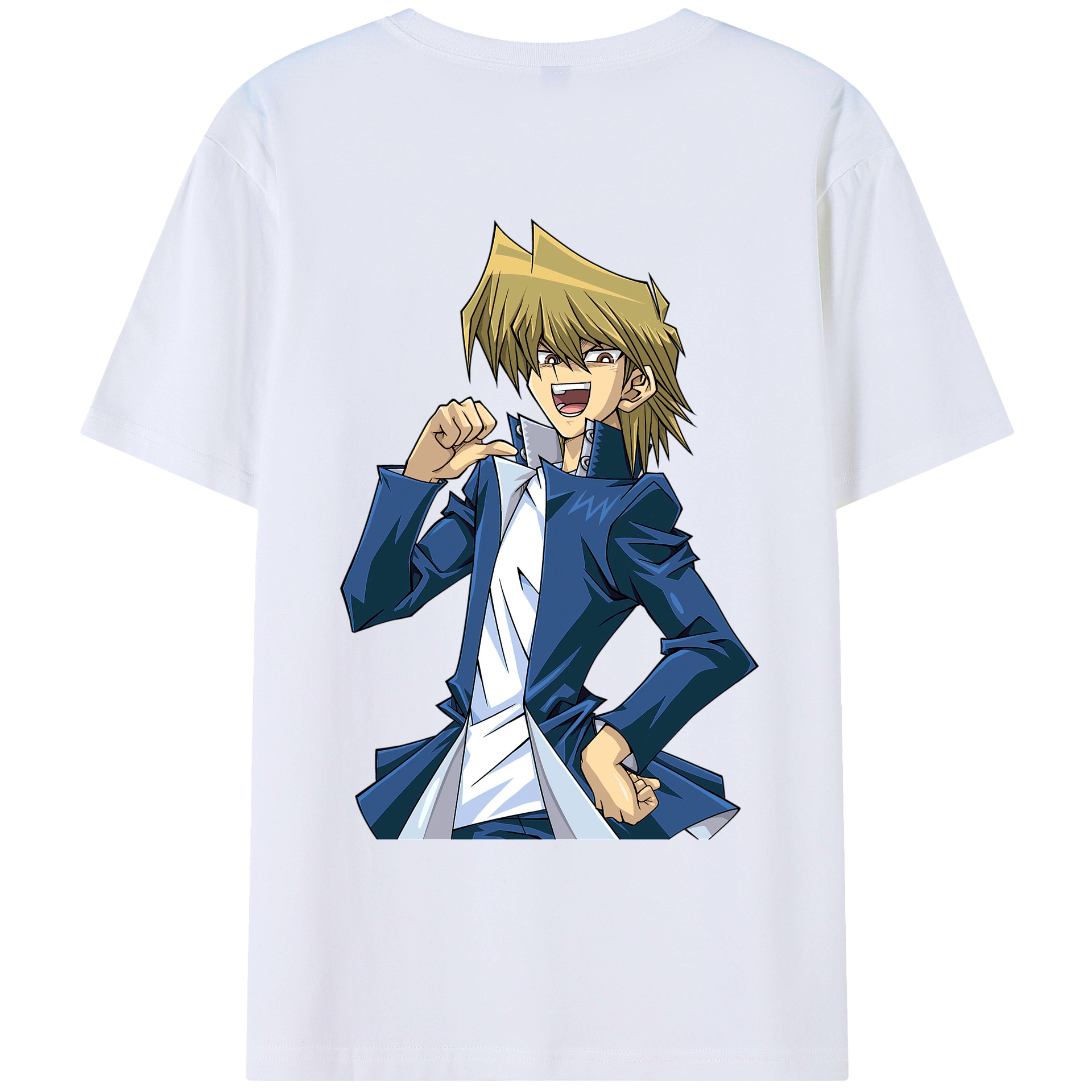 （画像用） 遊☆戯☆王 Yu-Gi-Oh! 綿100％ メンズ半袖Tシャツ（バックプリント） 通気性