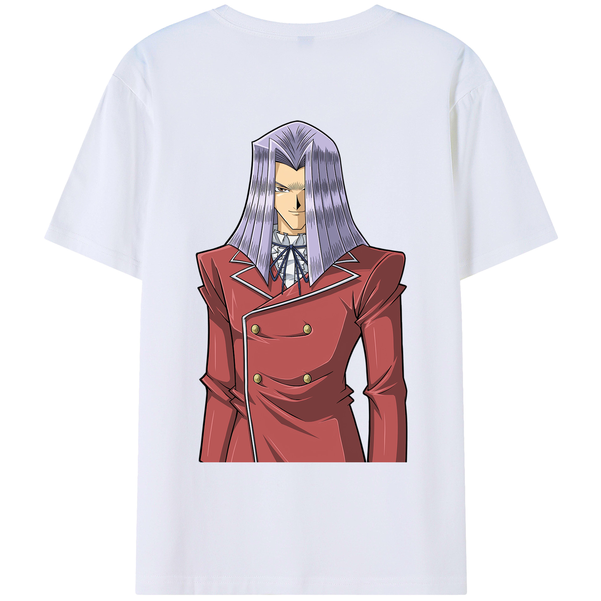 （画像用） 遊☆戯☆王 Yu-Gi-Oh! 綿100％ メンズ半袖Tシャツ（バックプリント） 通気性
