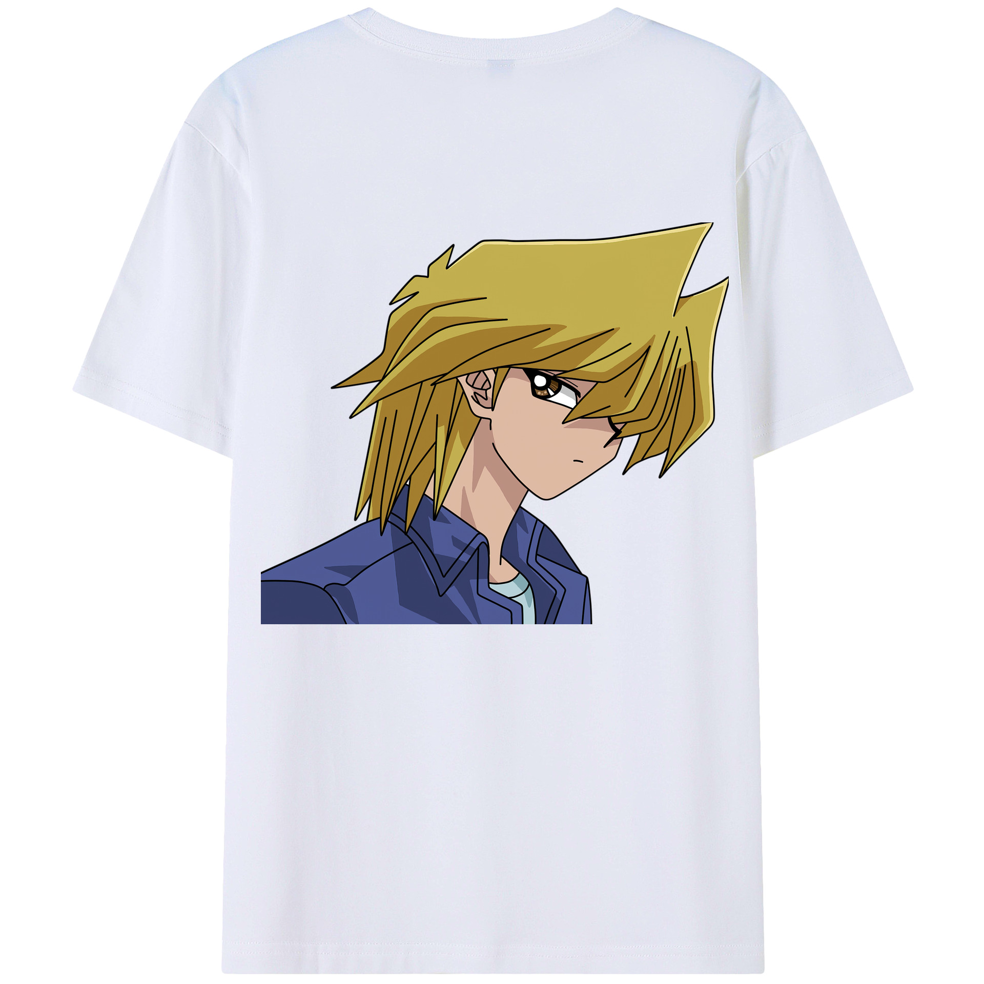 （画像用） 遊☆戯☆王 Yu-Gi-Oh! 綿100％ メンズ半袖Tシャツ（バックプリント） 通気性