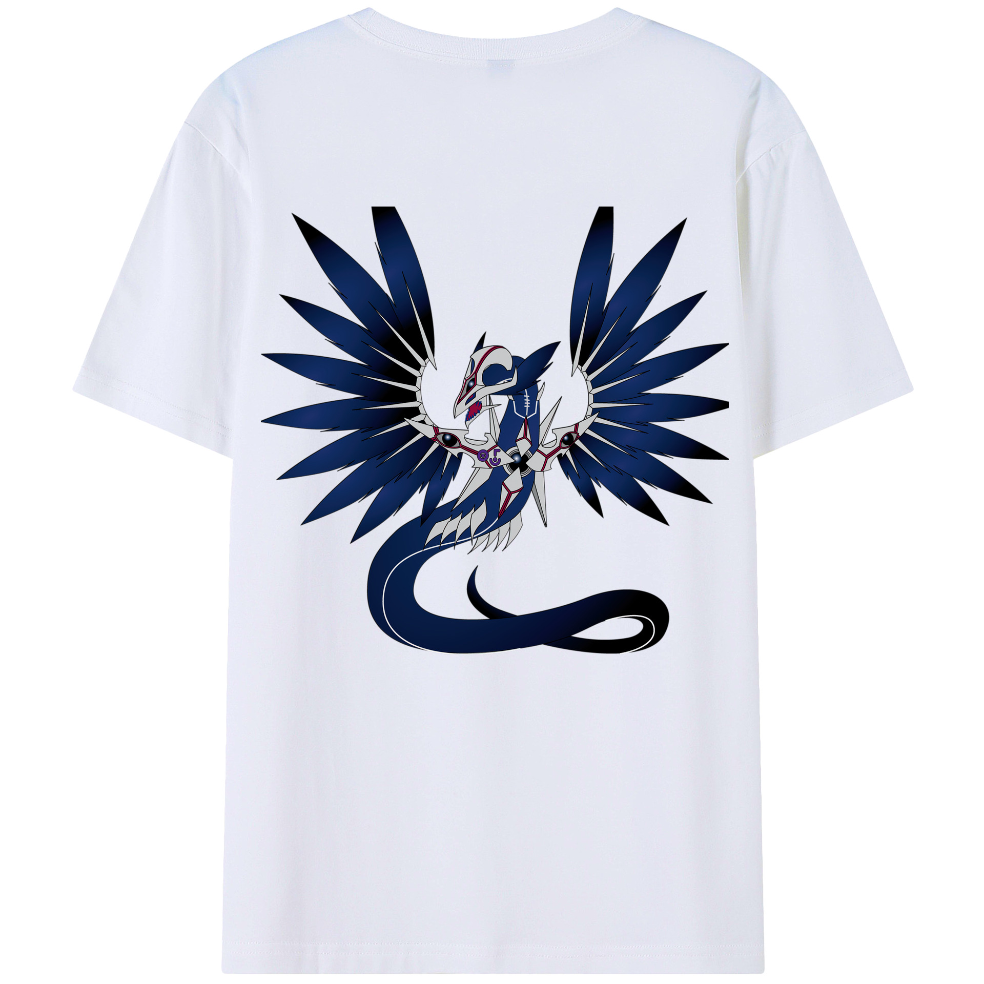 （画像用） 遊☆戯☆王 Yu-Gi-Oh! 綿100％ メンズ半袖Tシャツ（バックプリント） 通気性