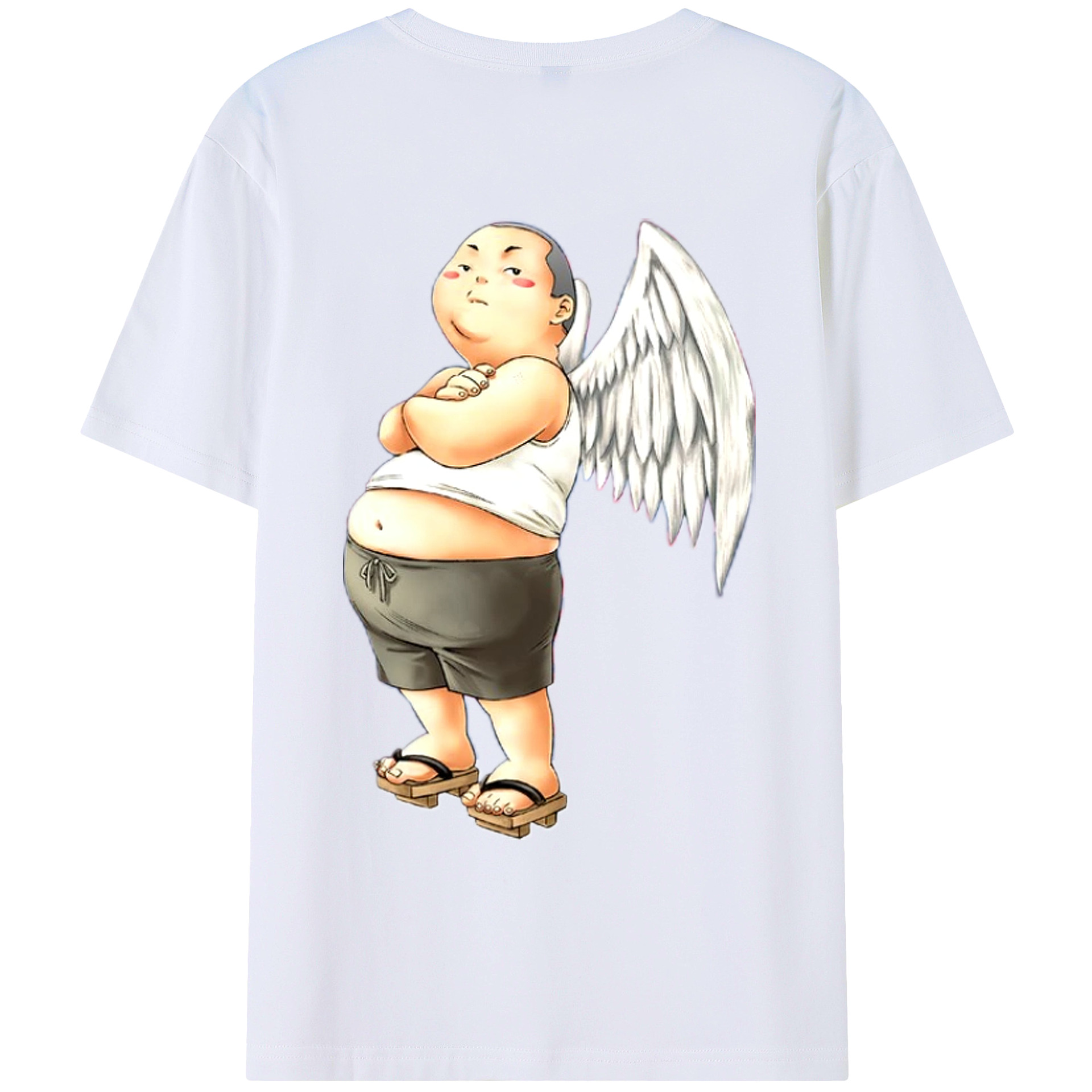 （画像用） 遊☆戯☆王 Yu-Gi-Oh! 綿100％ メンズ半袖Tシャツ（バックプリント） 通気性