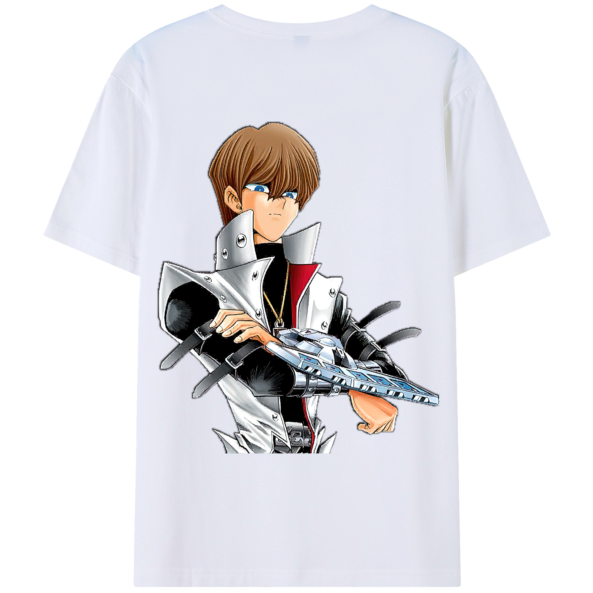 （画像用） 遊☆戯☆王 Yu-Gi-Oh! 綿100％ メンズ半袖Tシャツ（バックプリント） 通気性