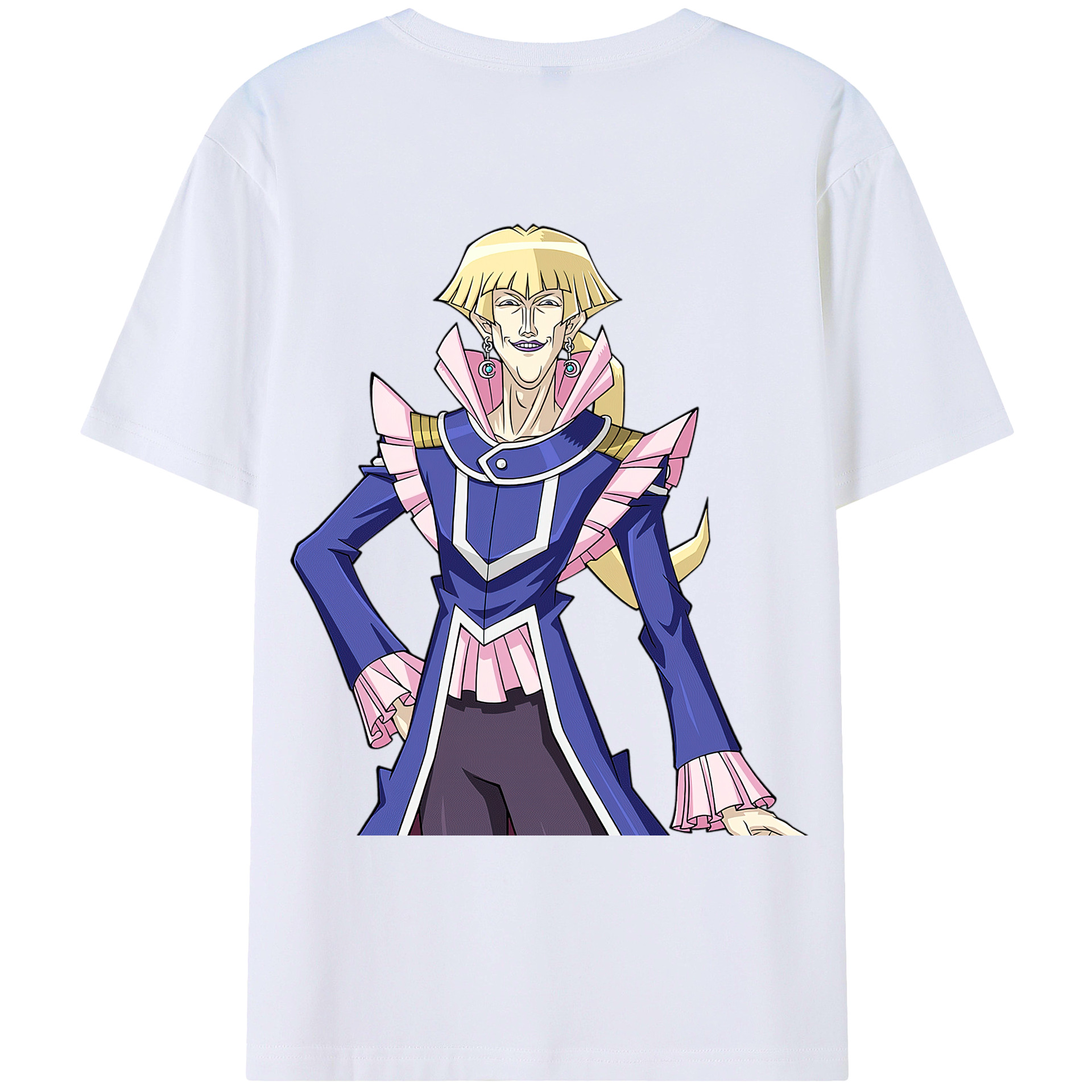 （画像用） 遊☆戯☆王 Yu-Gi-Oh! 綿100％ メンズ半袖Tシャツ（バックプリント） 通気性