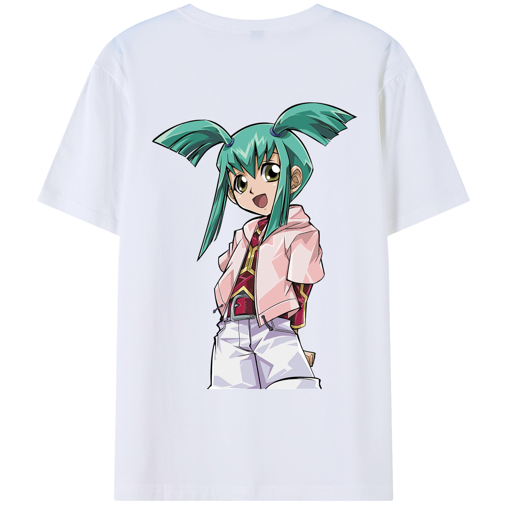 （画像用） 遊☆戯☆王 Yu-Gi-Oh! 綿100％ メンズ半袖Tシャツ（バックプリント） 通気性