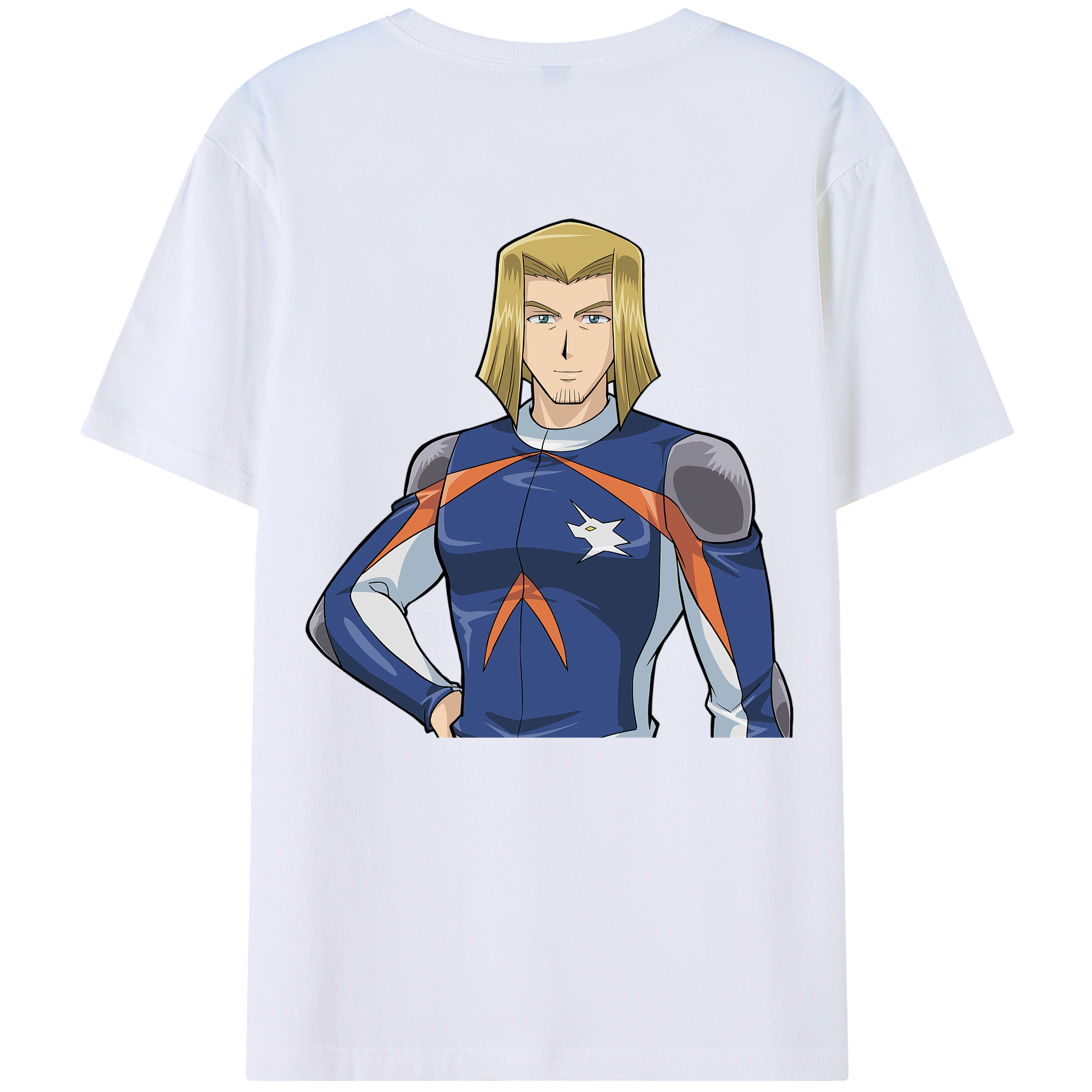 （画像用） 遊☆戯☆王 Yu-Gi-Oh! 綿100％ メンズ半袖Tシャツ（バックプリント） 通気性