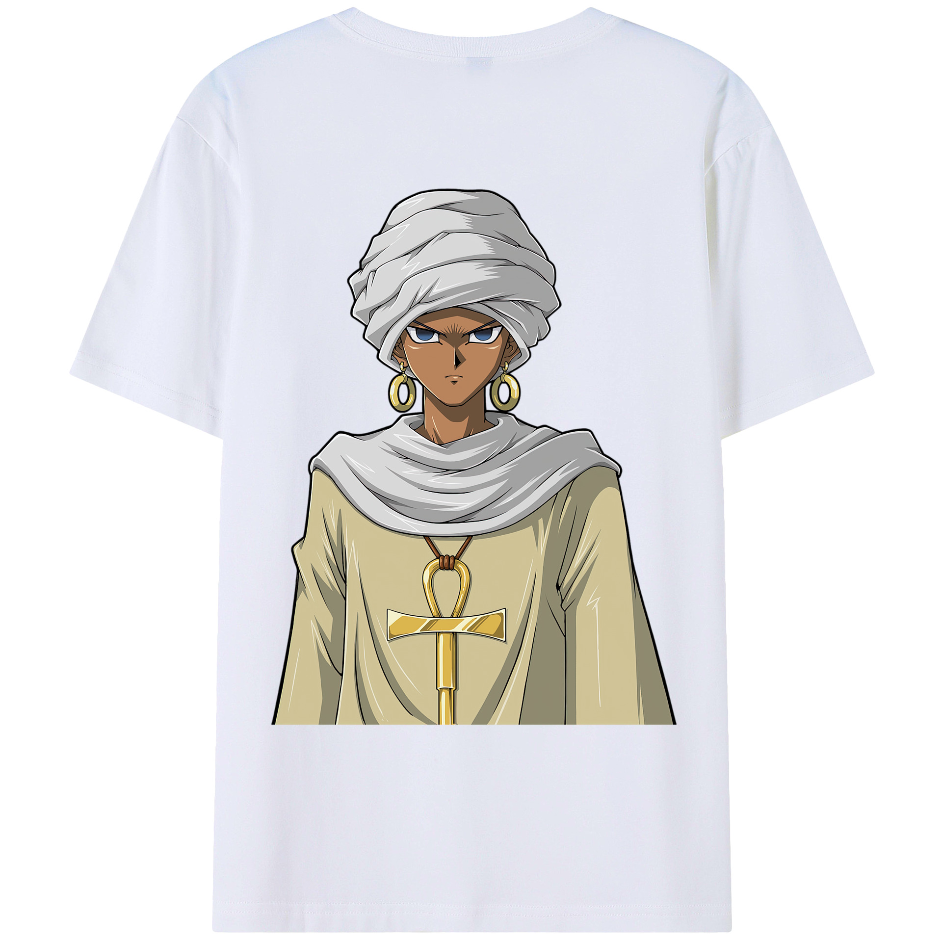 （画像用） 遊☆戯☆王 Yu-Gi-Oh! 綿100％ メンズ半袖Tシャツ（バックプリント） 通気性