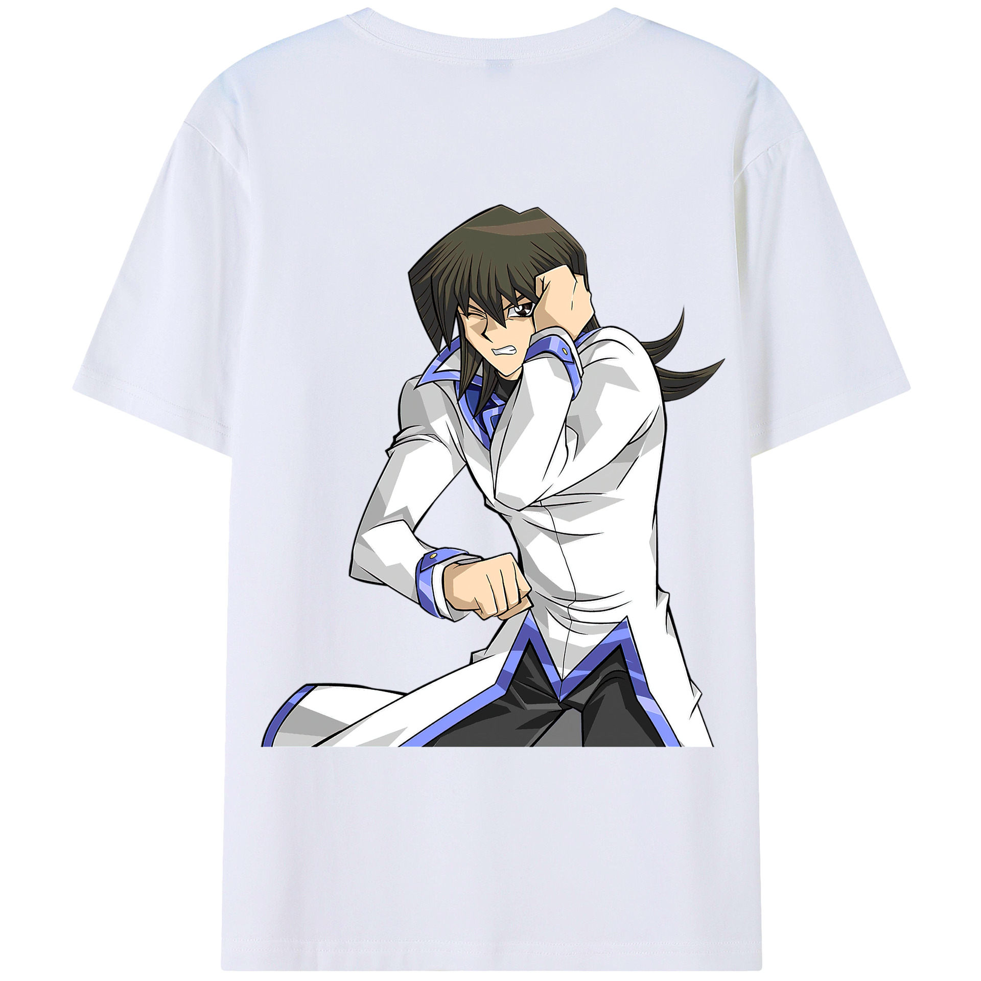 （画像用） 遊☆戯☆王 Yu-Gi-Oh! 綿100％ メンズ半袖Tシャツ（バックプリント） 通気性