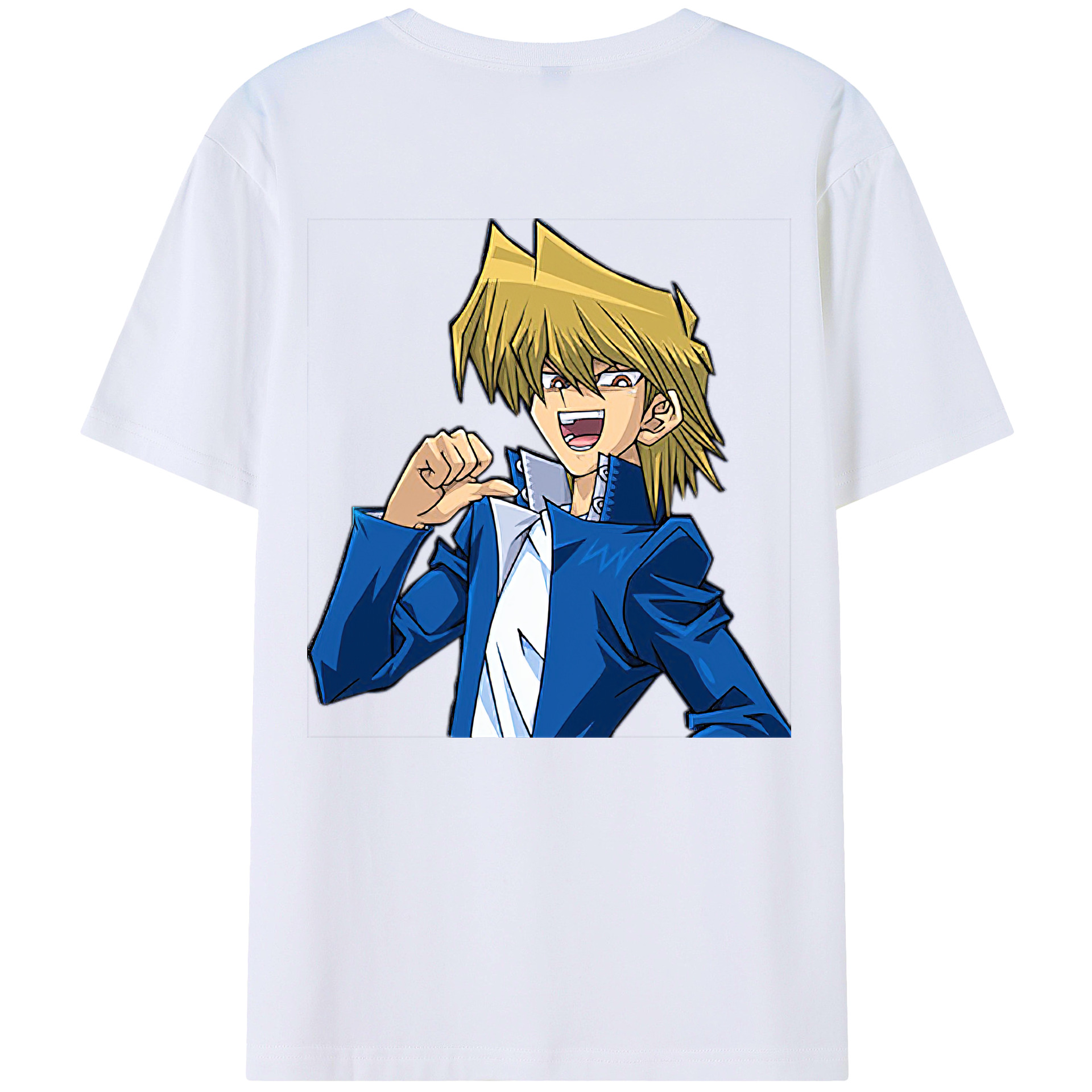 （画像用） 遊☆戯☆王 Yu-Gi-Oh! 綿100％ メンズ半袖Tシャツ（バックプリント） 通気性