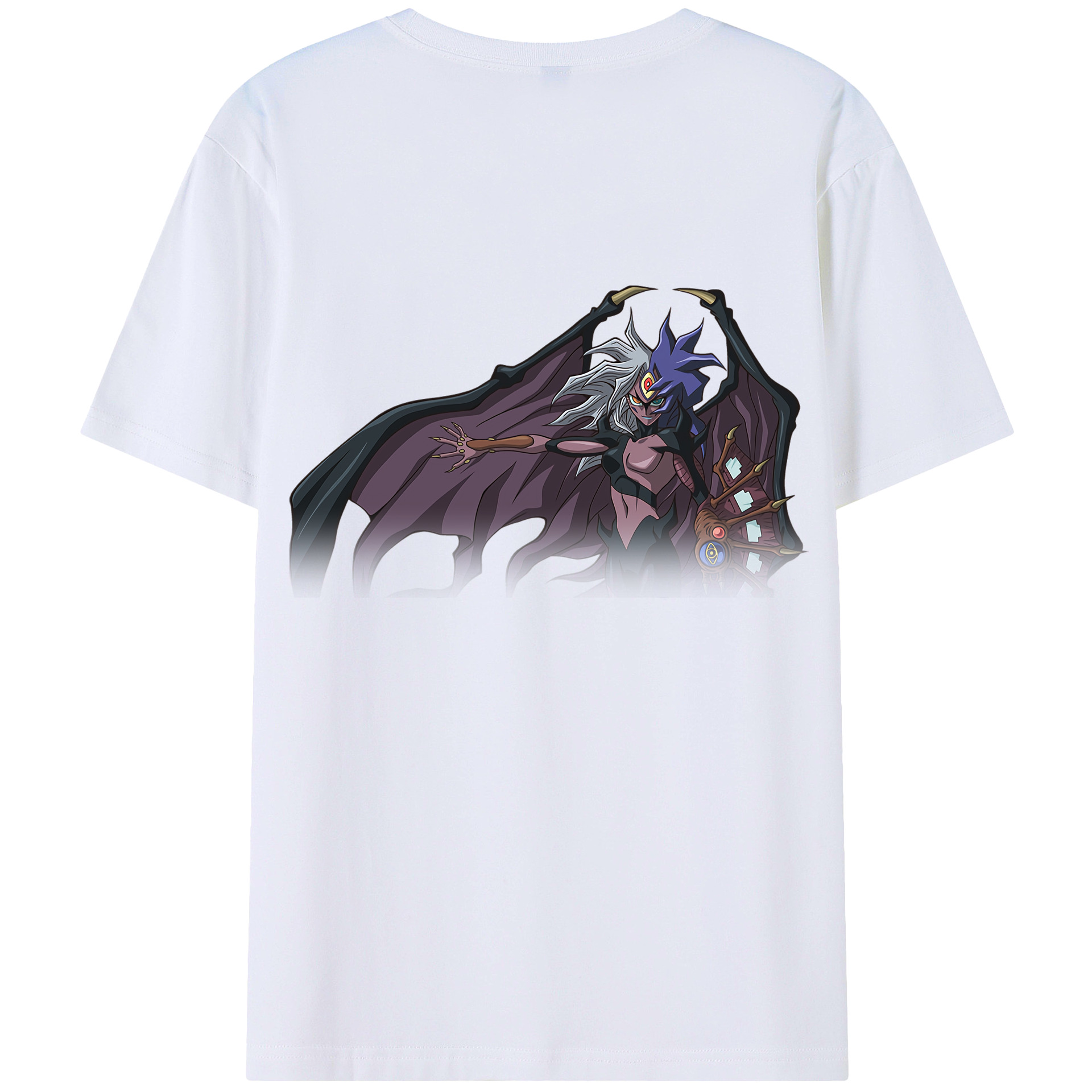 （画像用） 遊☆戯☆王 Yu-Gi-Oh! 綿100％ メンズ半袖Tシャツ（バックプリント） 通気性