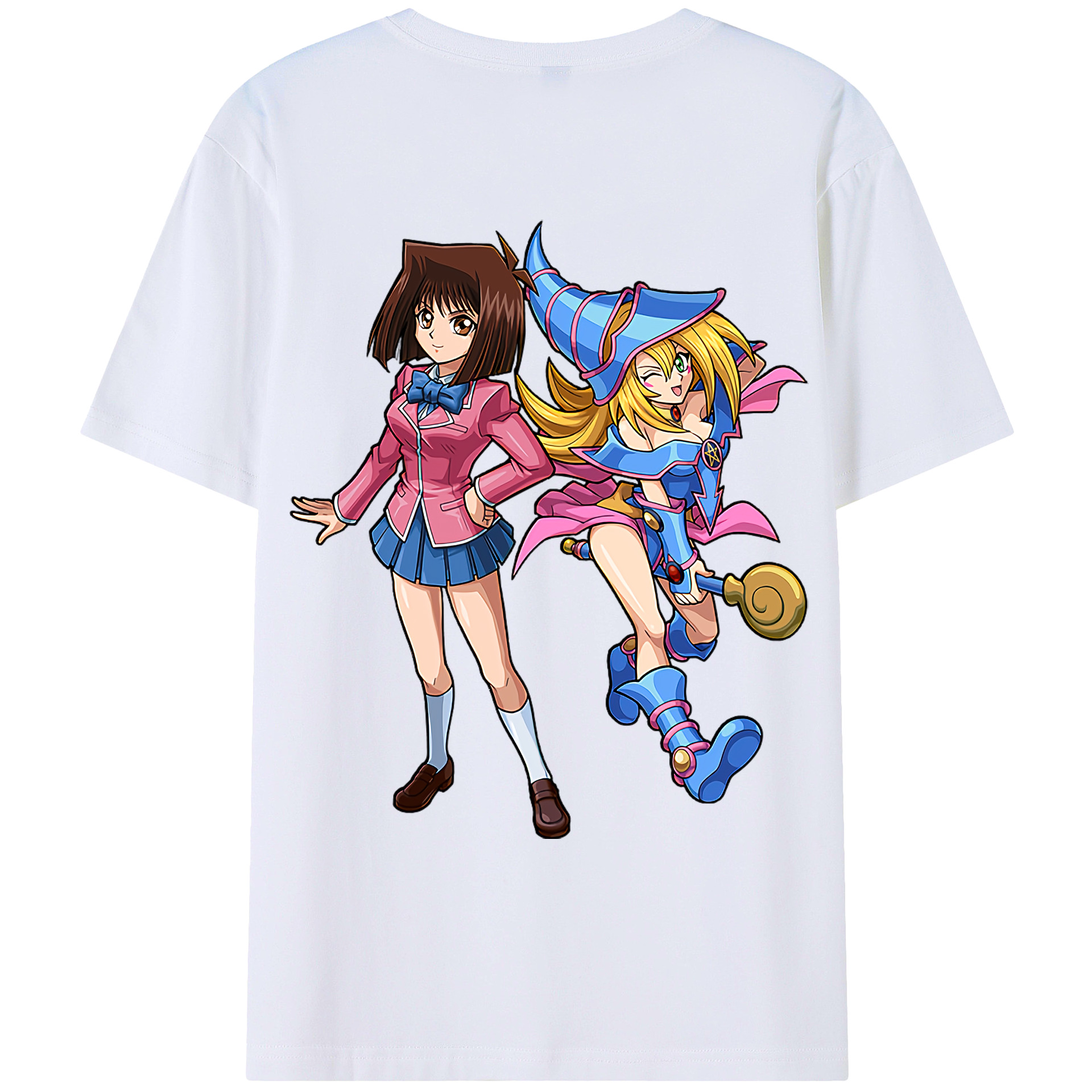 （画像用） 遊☆戯☆王 Yu-Gi-Oh! 綿100％ メンズ半袖Tシャツ（バックプリント） 通気性