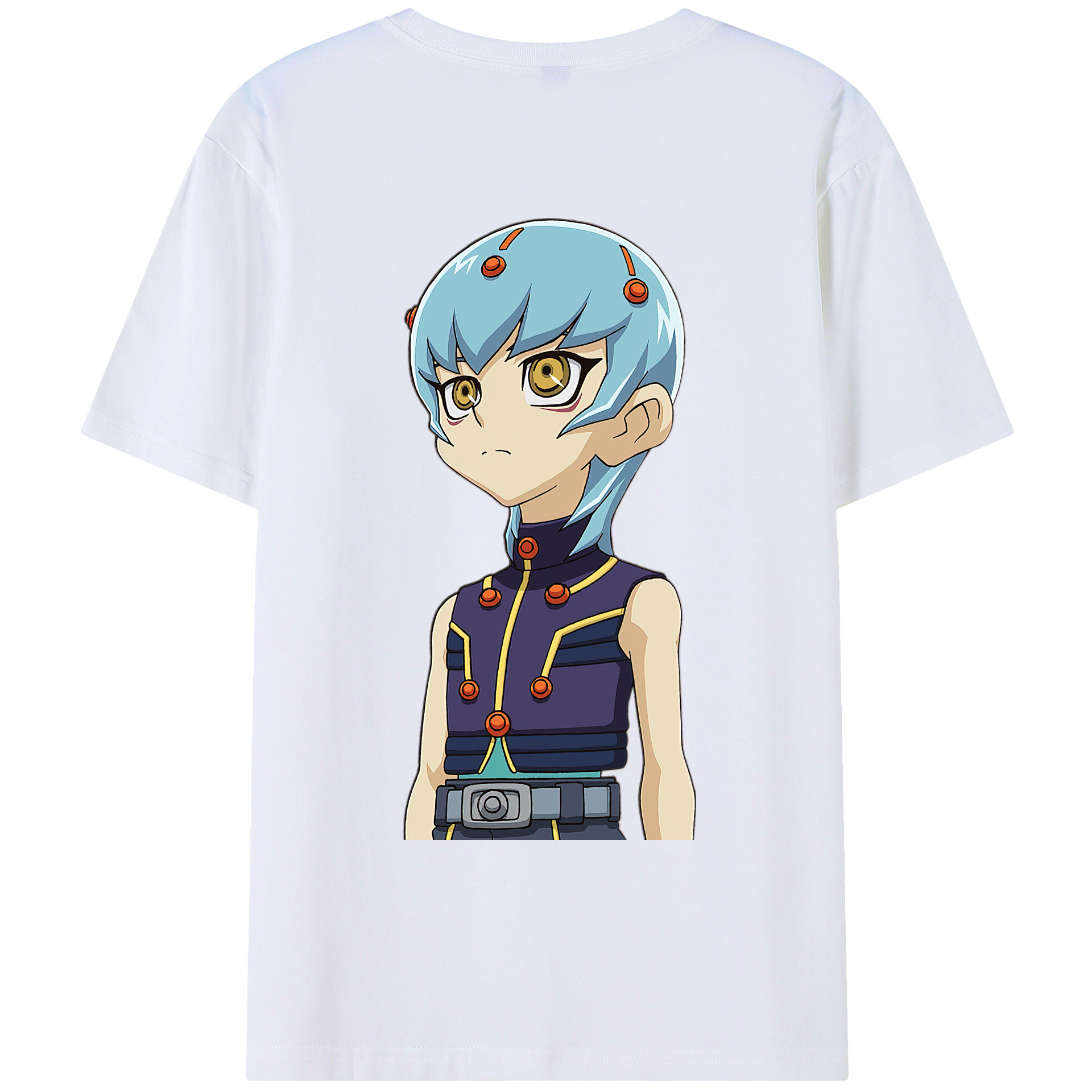 （画像用） 遊☆戯☆王 Yu-Gi-Oh! 綿100％ メンズ半袖Tシャツ（バックプリント） 通気性
