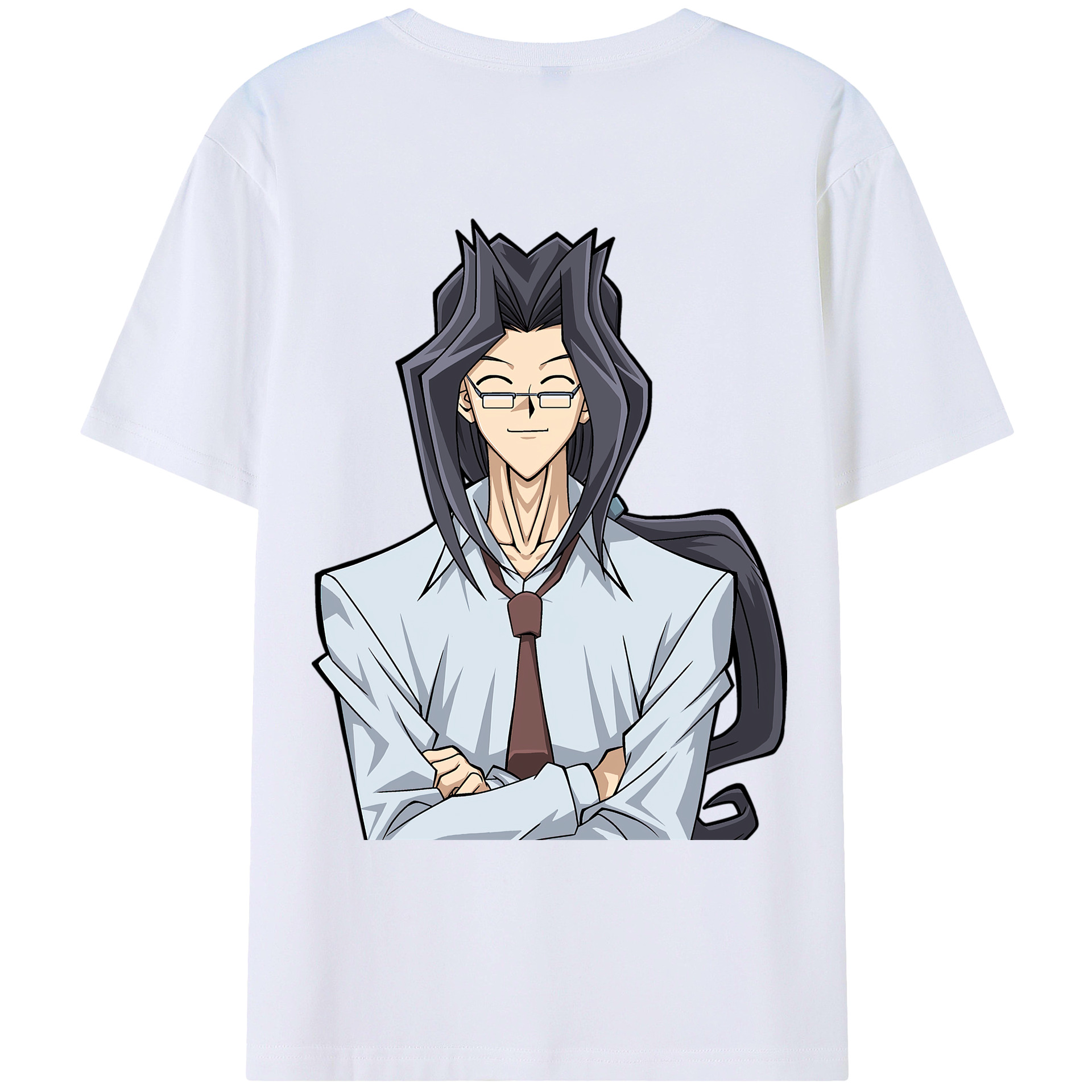 （画像用） 遊☆戯☆王 Yu-Gi-Oh! 綿100％ メンズ半袖Tシャツ（バックプリント） 通気性