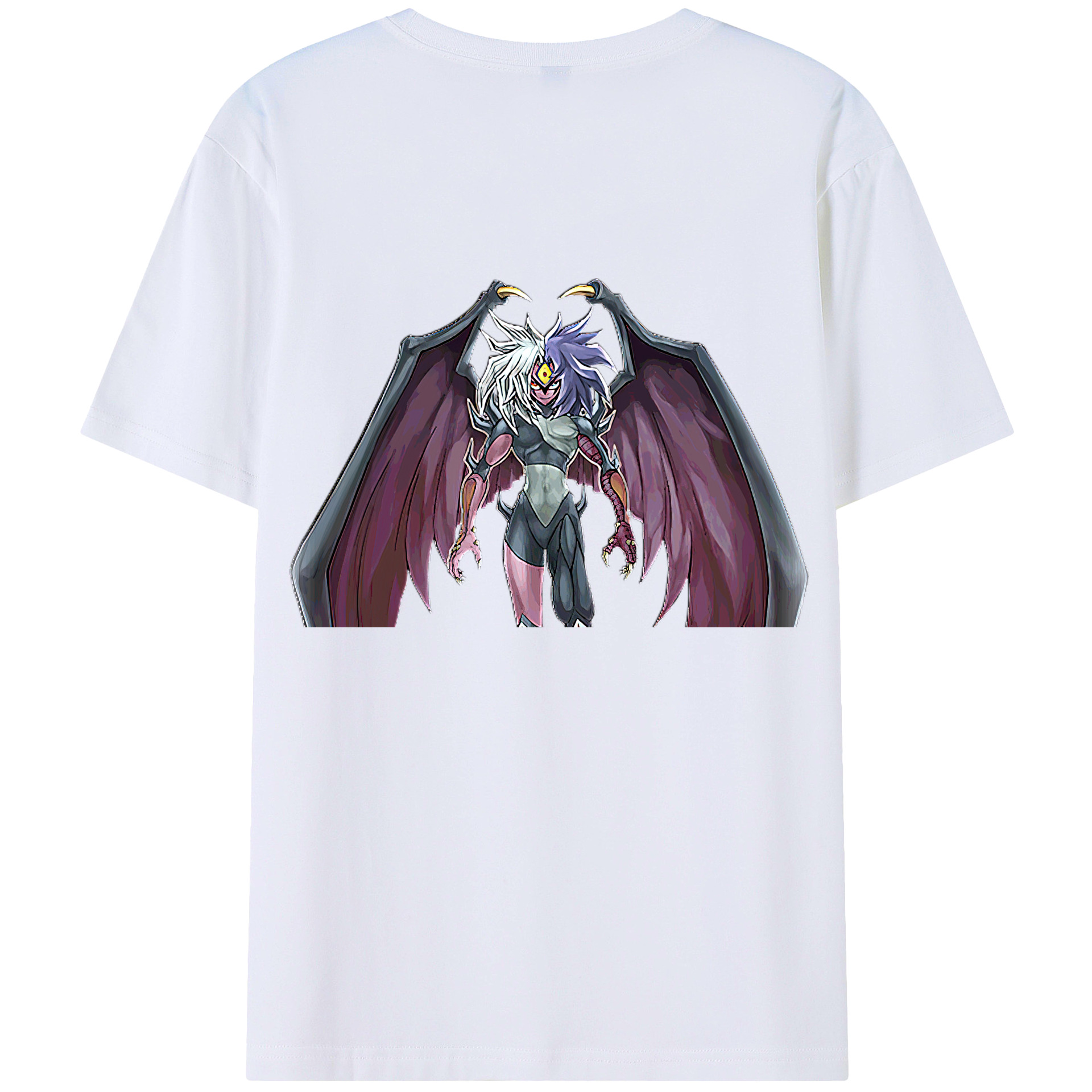 （画像用） 遊☆戯☆王 Yu-Gi-Oh! 綿100％ メンズ半袖Tシャツ（バックプリント） 通気性
