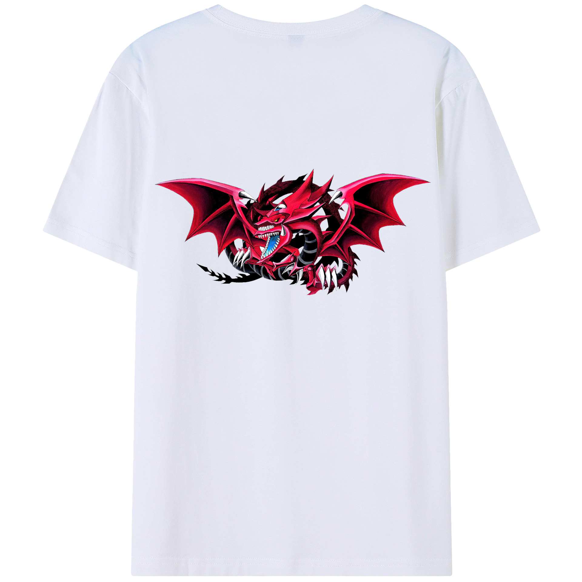 （画像用） 遊☆戯☆王 Yu-Gi-Oh! 綿100％ メンズ半袖Tシャツ（バックプリント） 通気性