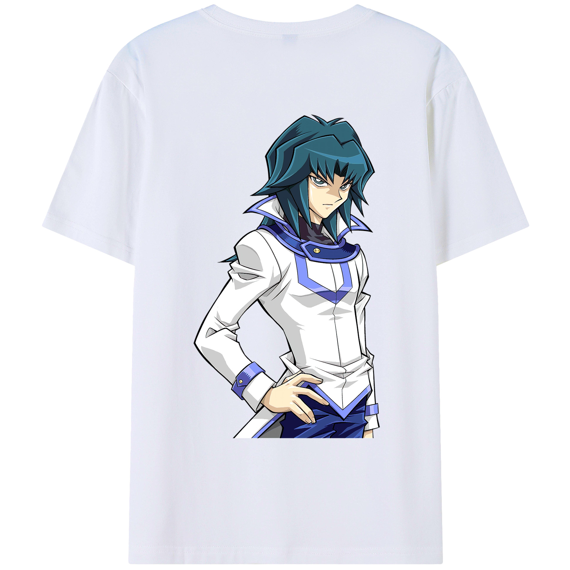 （画像用） 遊☆戯☆王 Yu-Gi-Oh! 綿100％ メンズ半袖Tシャツ（バックプリント） 通気性
