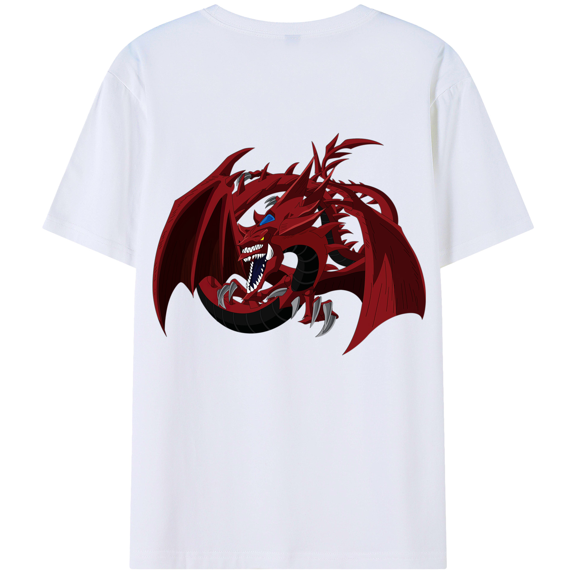 （画像用） 遊☆戯☆王 Yu-Gi-Oh! 綿100％ メンズ半袖Tシャツ（バックプリント） 通気性