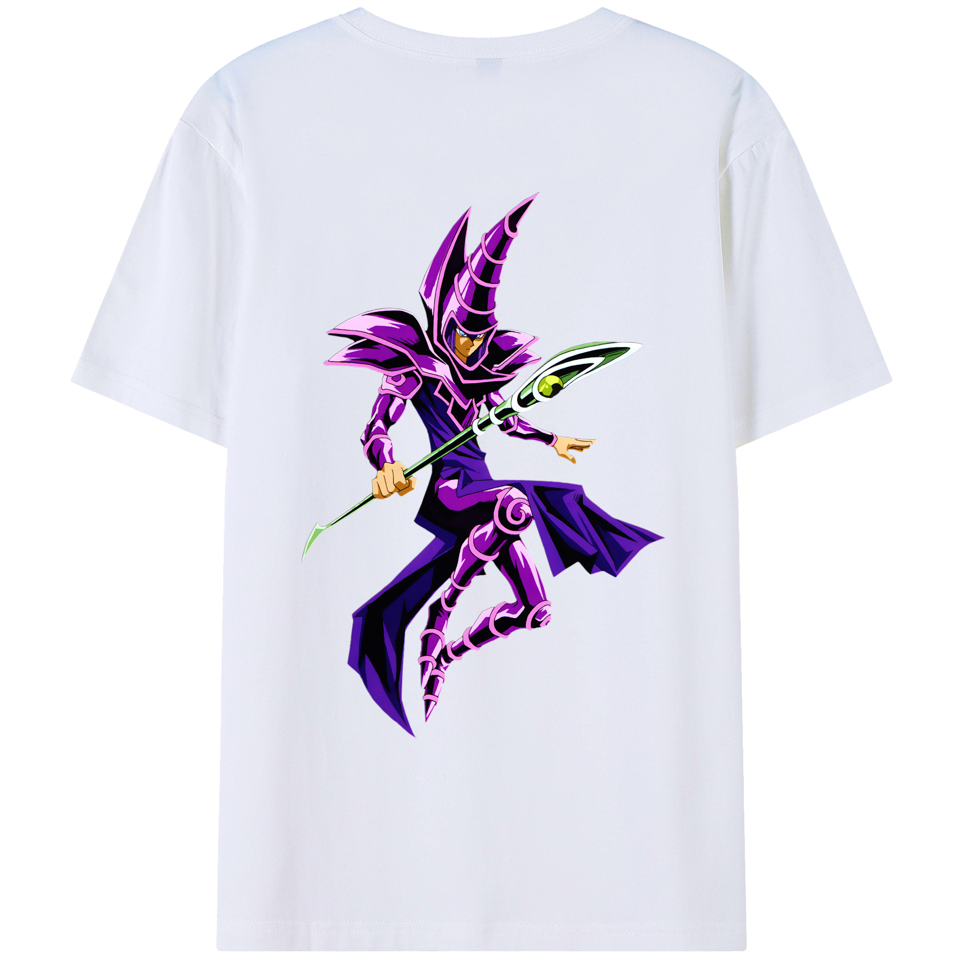 （画像用） 遊☆戯☆王 Yu-Gi-Oh! 綿100％ メンズ半袖Tシャツ（バックプリント） 通気性