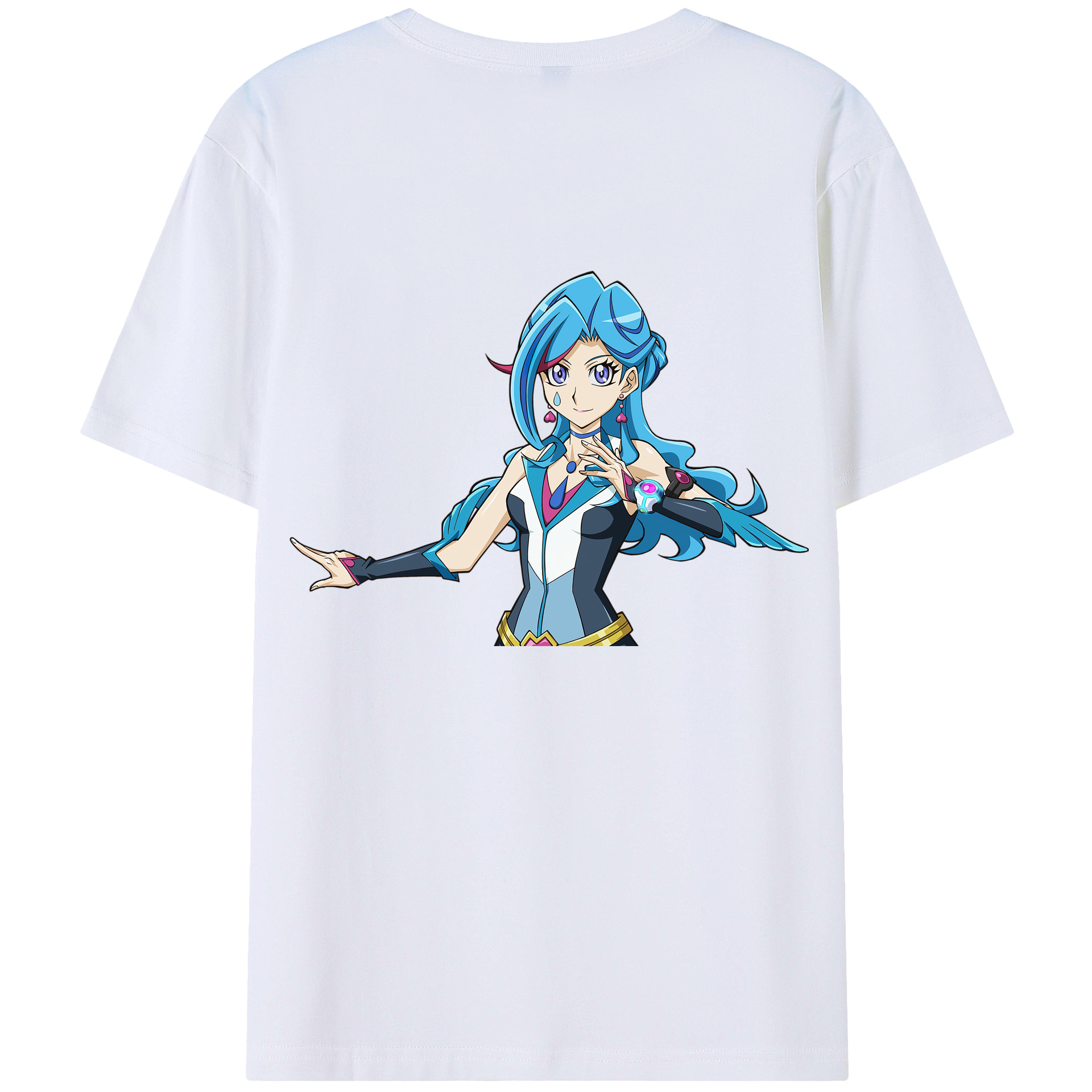（画像用） 遊☆戯☆王 Yu-Gi-Oh! 綿100％ メンズ半袖Tシャツ（バックプリント） 通気性