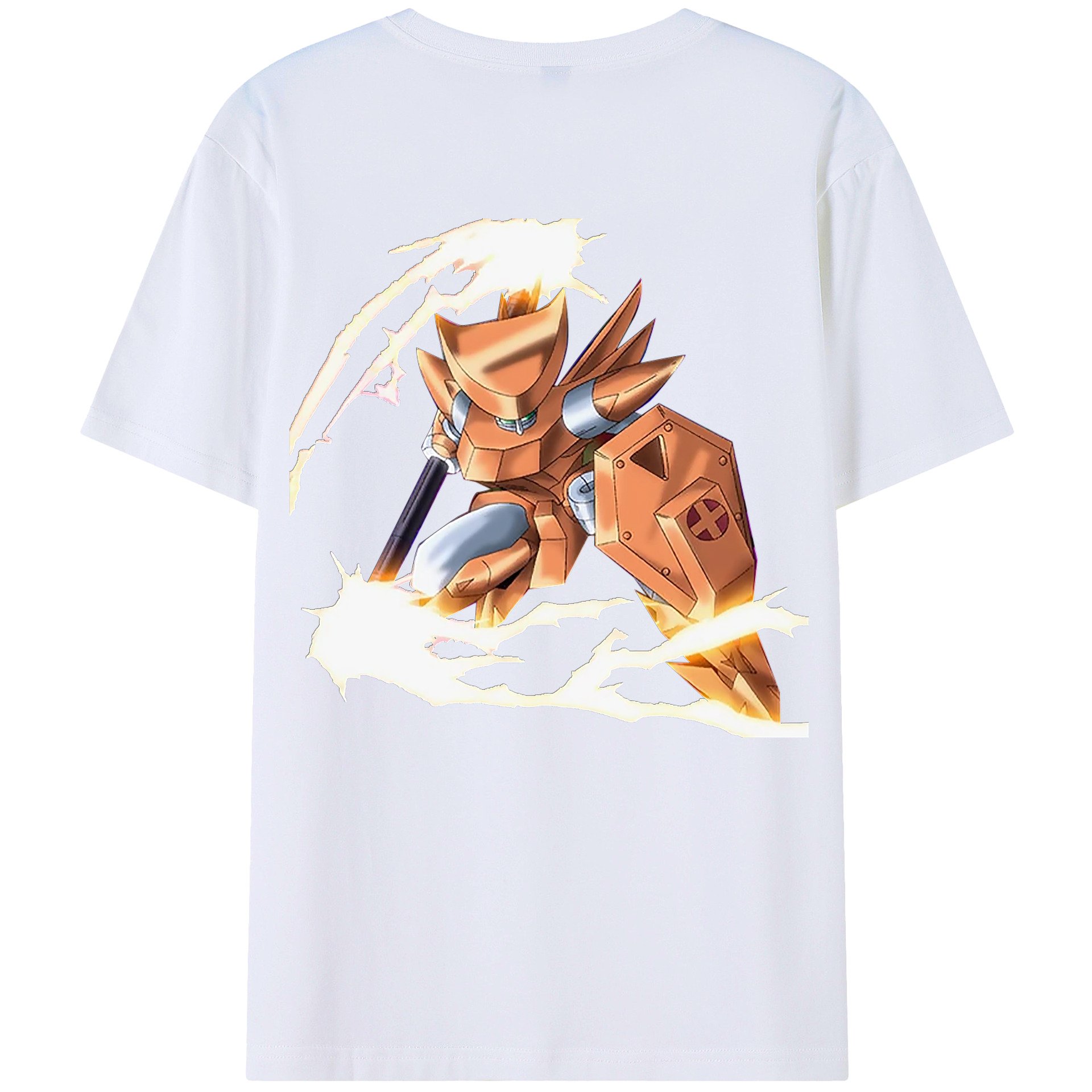（画像用） 遊☆戯☆王 Yu-Gi-Oh! 綿100％ メンズ半袖Tシャツ（バックプリント） 通気性