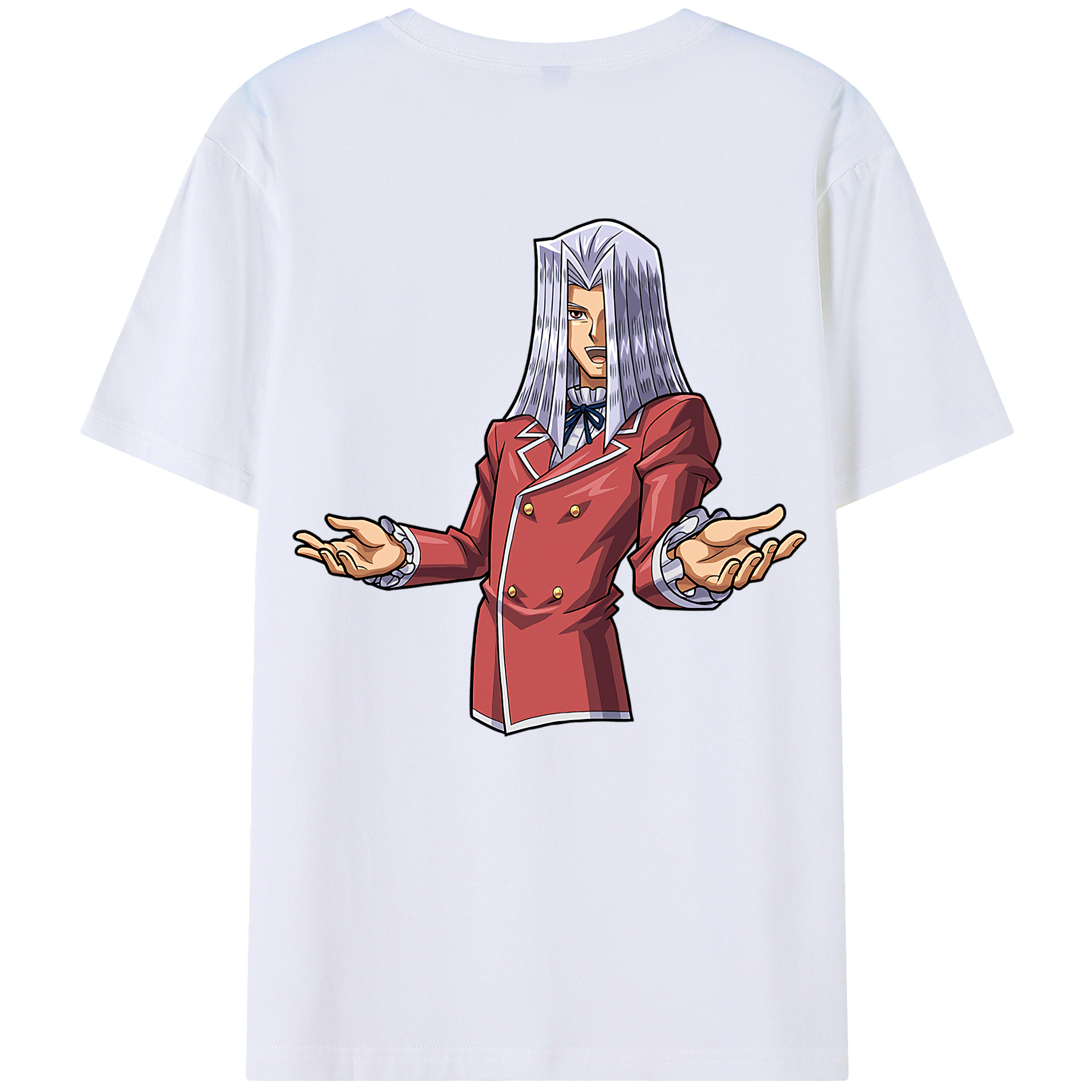 （画像用） 遊☆戯☆王 Yu-Gi-Oh! 綿100％ メンズ半袖Tシャツ（バックプリント） 通気性