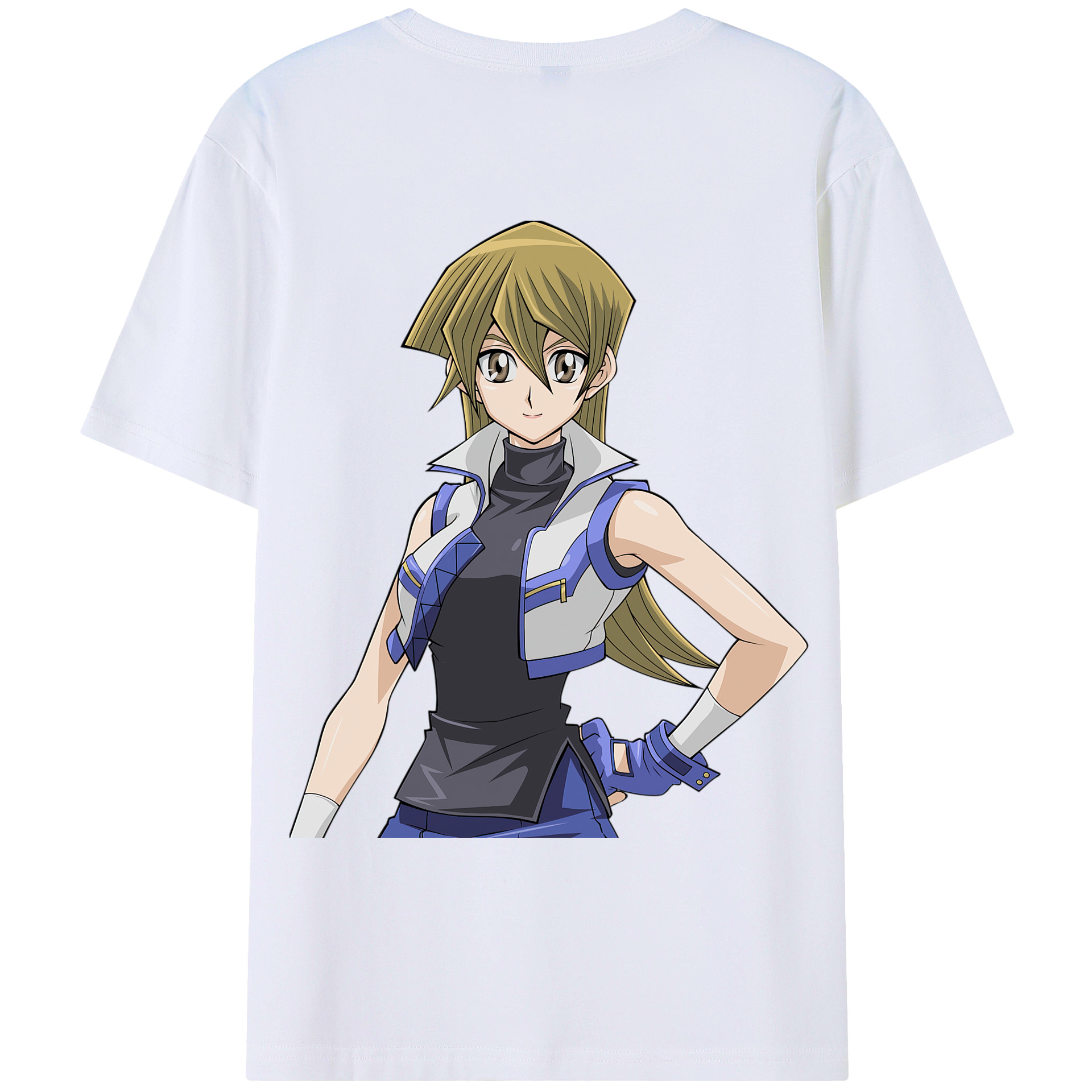 （画像用） 遊☆戯☆王 Yu-Gi-Oh! 綿100％ メンズ半袖Tシャツ（バックプリント） 通気性