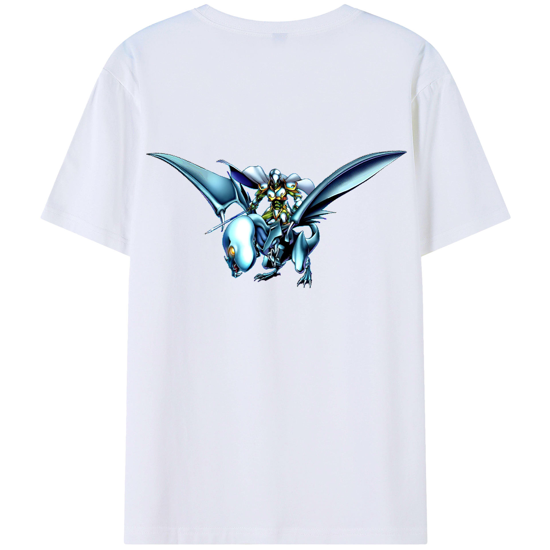（画像用） 遊☆戯☆王 Yu-Gi-Oh! 綿100％ メンズ半袖Tシャツ（バックプリント） 通気性