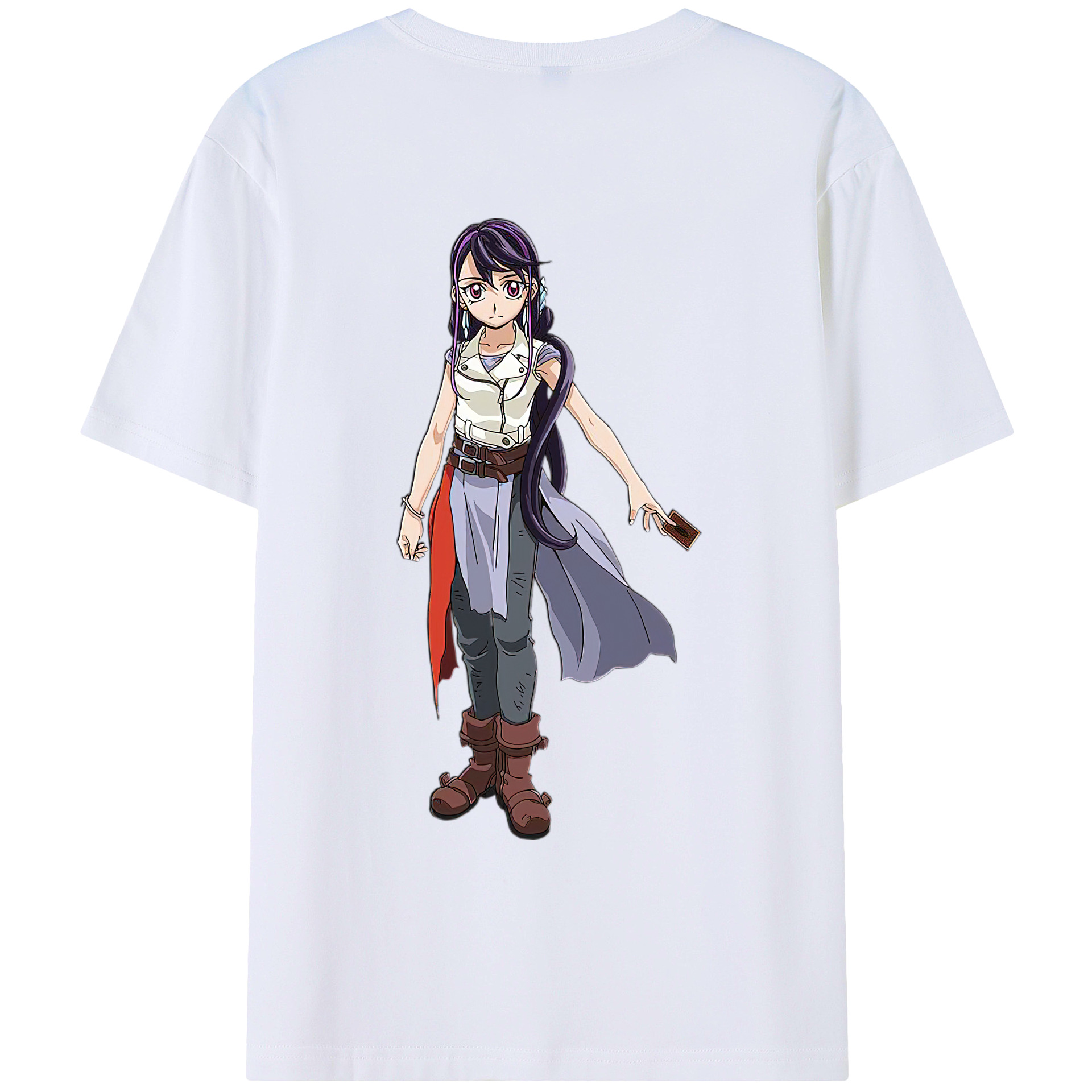 （画像用） 遊☆戯☆王 Yu-Gi-Oh! 綿100％ メンズ半袖Tシャツ（バックプリント） 通気性
