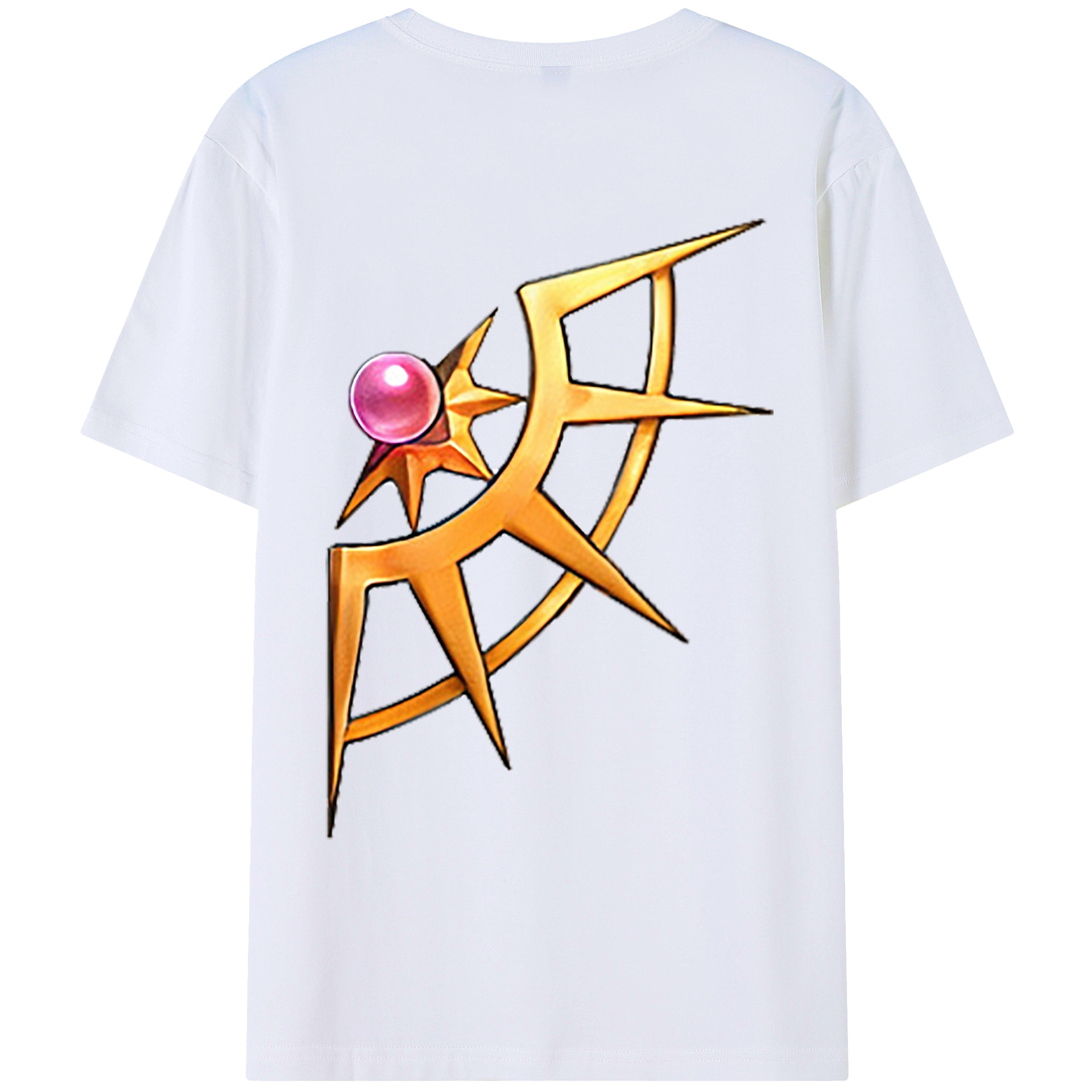 （画像用） 遊☆戯☆王 Yu-Gi-Oh! 綿100％ メンズ半袖Tシャツ（バックプリント） 通気性